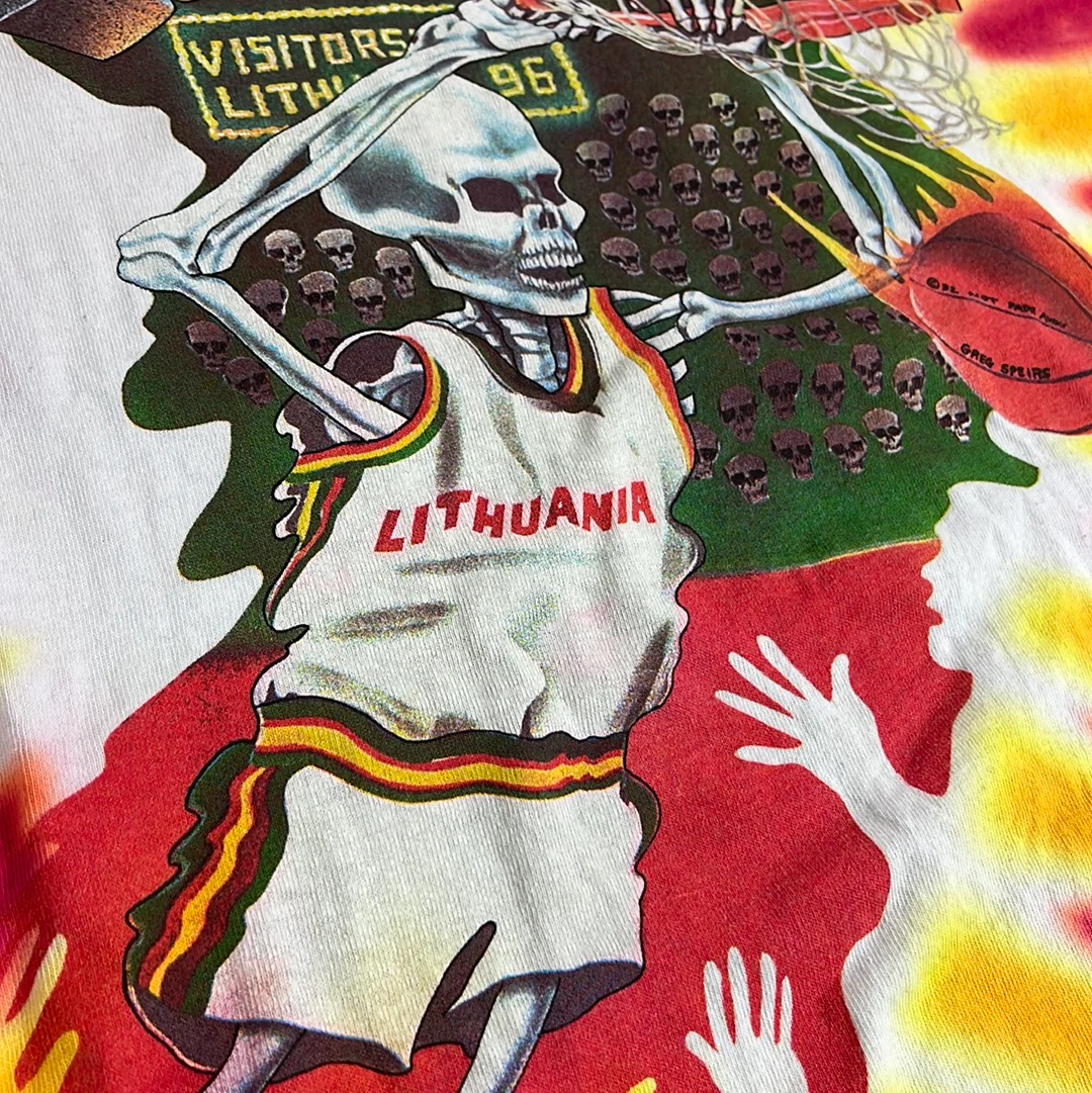 Vintage Grateful Dead "Lithuania" Greg Speirs T-Shirt - Image 3
