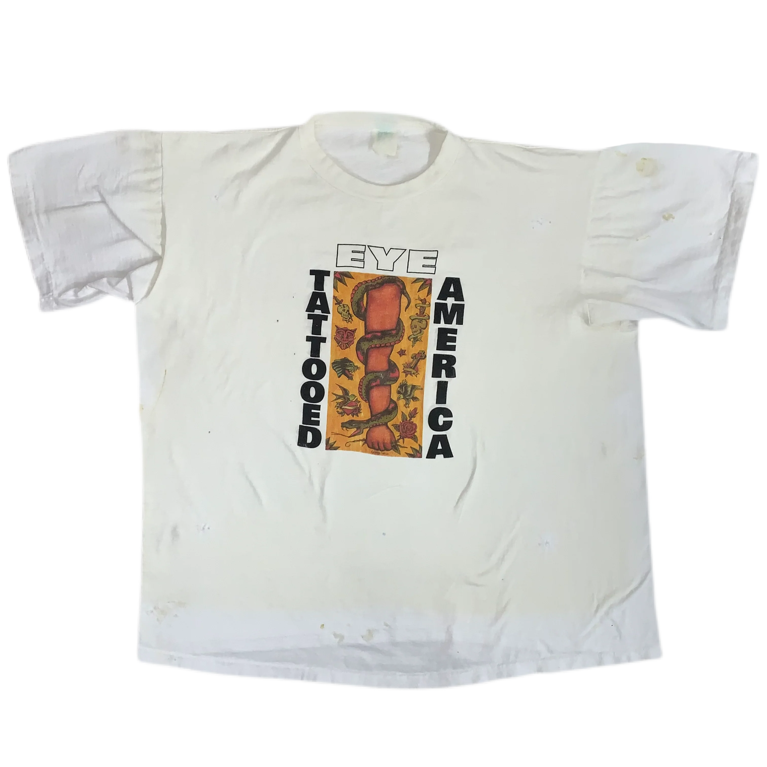 Vintage Hardy Marks Publications "EYE Tattooed America" T-Shirt