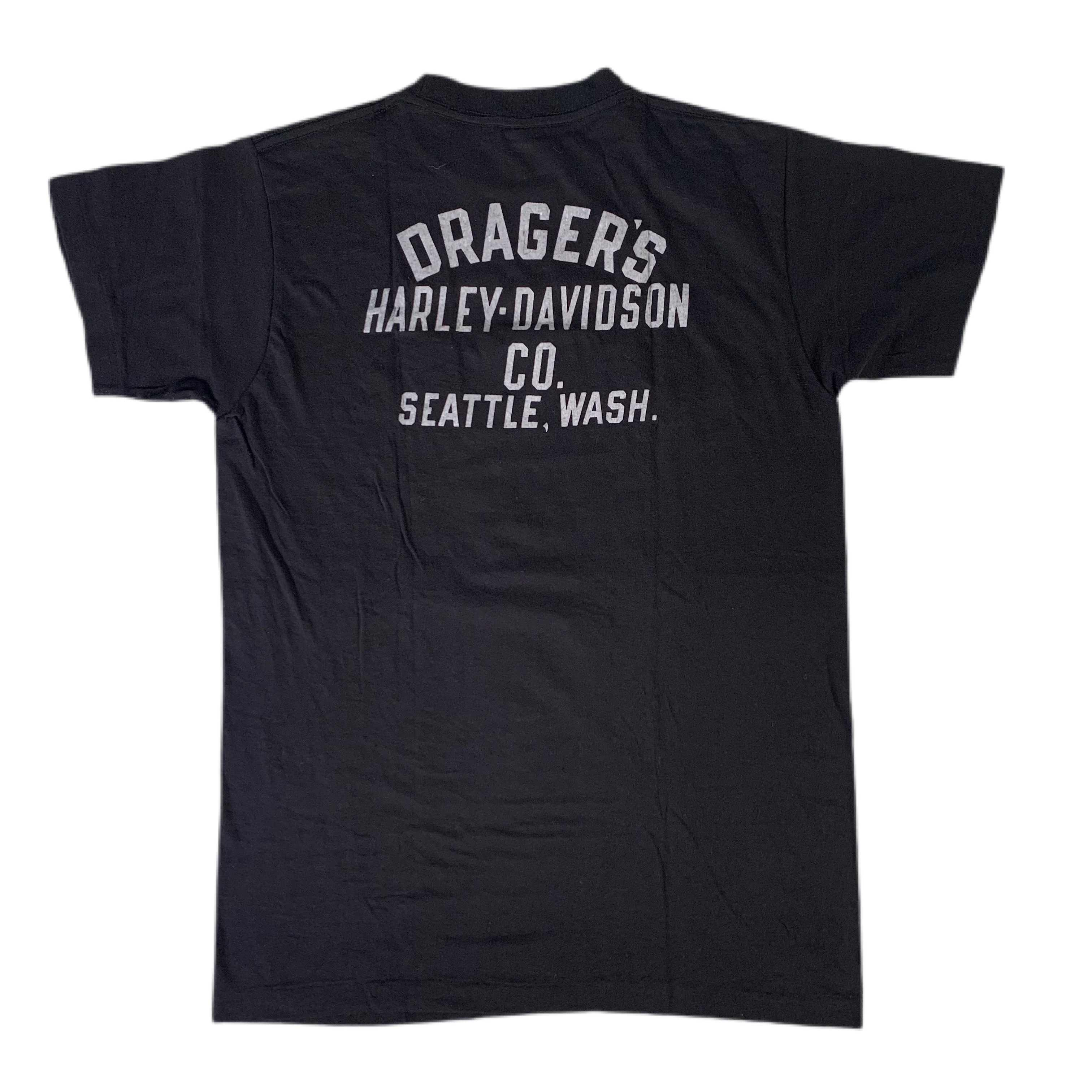 Vintage Harley-Davidson "Drager's Seattle" T-Shirt - Image 2