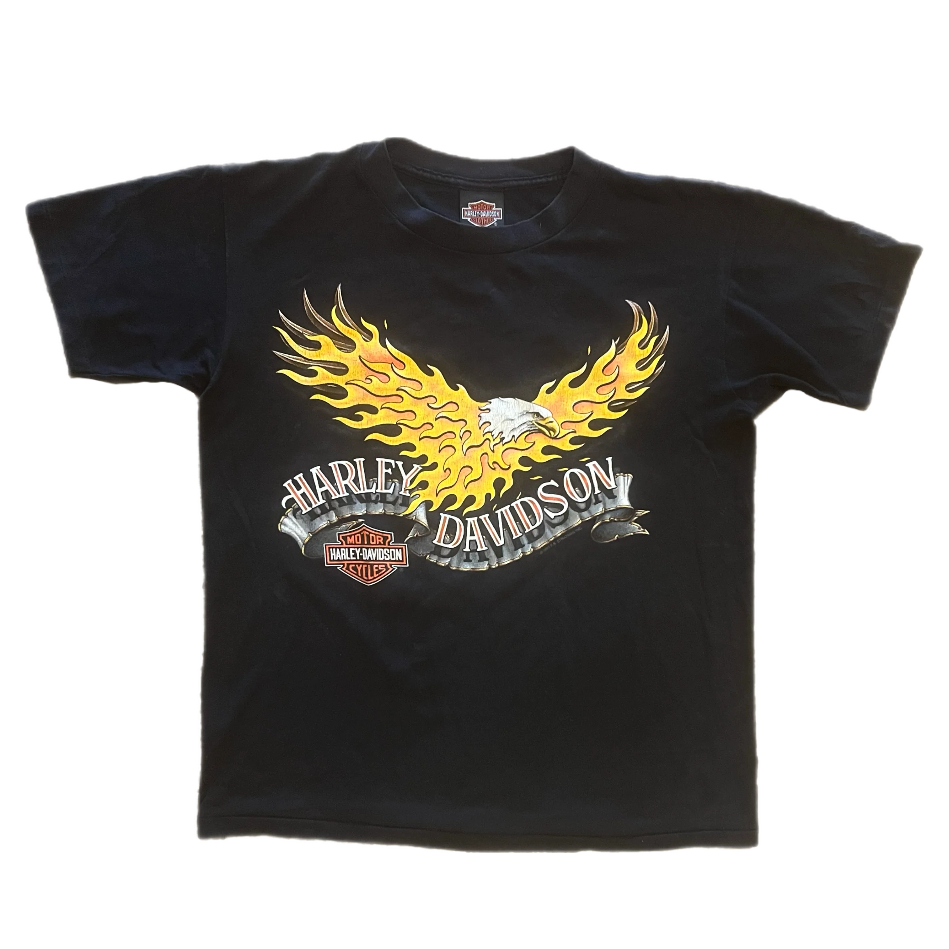 Vintage Harley-Davidson "Flame Eagle" Greensboro, NC T-Shirt
