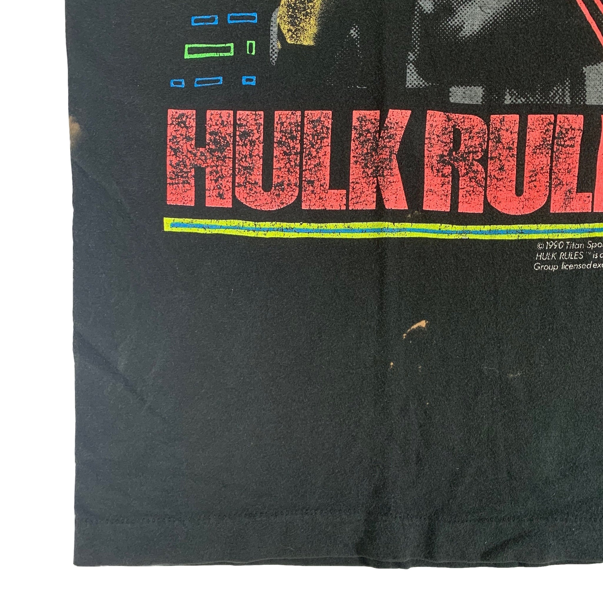 Vintage Hulk Hogan "Hulk Rules" T-Shirt - Image 2