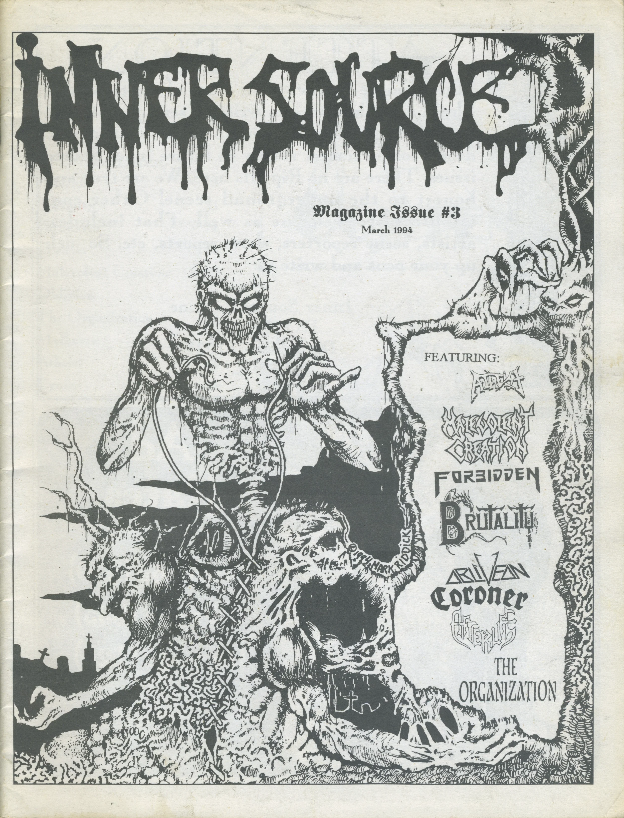 Vintage Inner Source "Underground Metal" Fanzine Issue #3