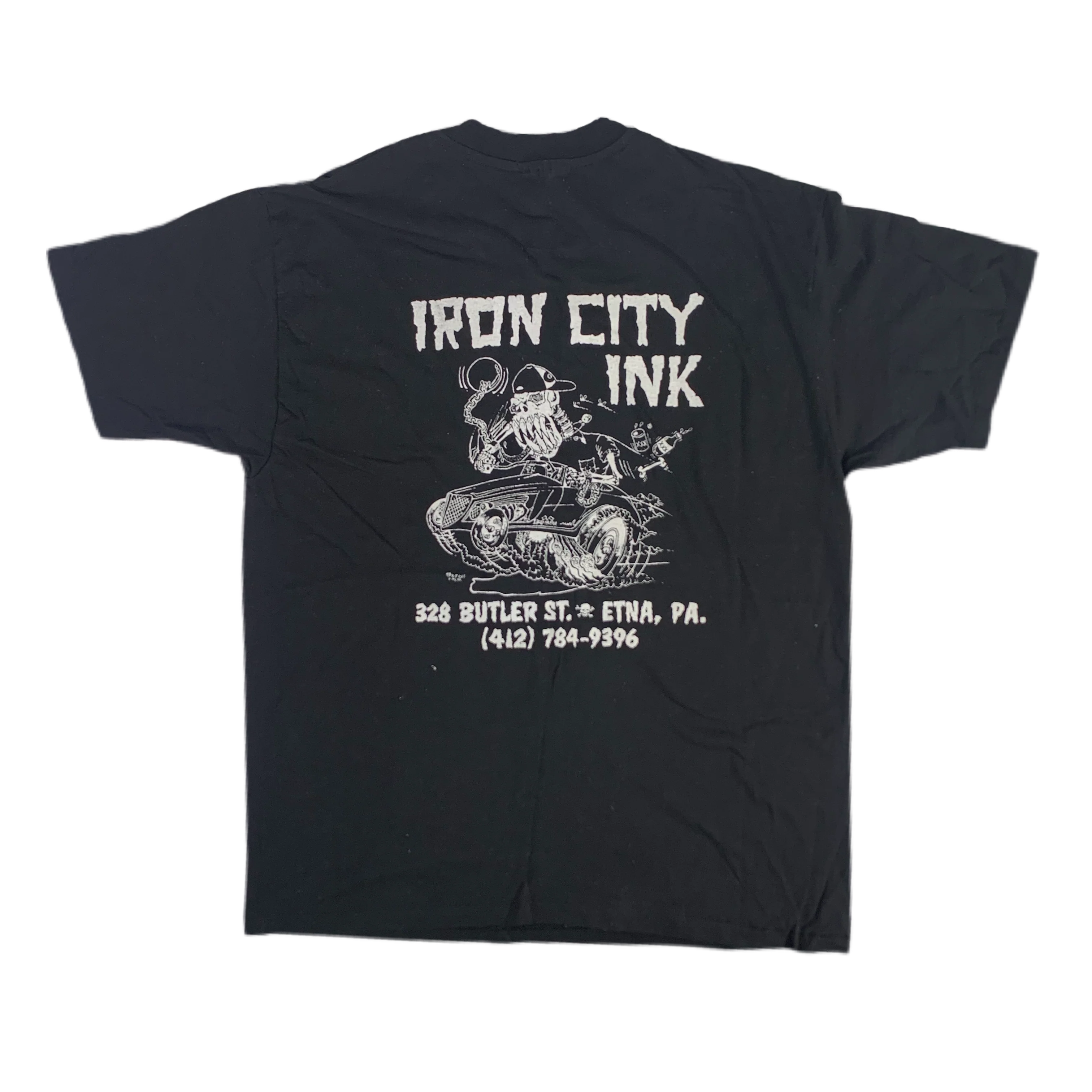 Vintage Iron City Ink "Tattoos & More" T-Shirt - Image 2