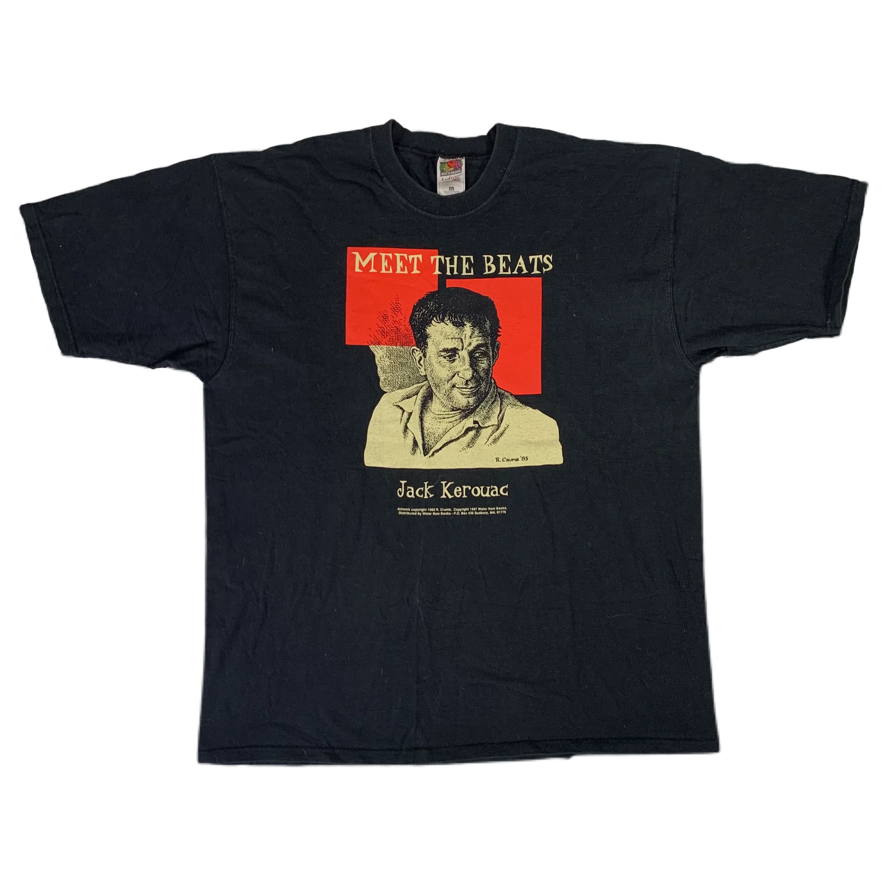 Vintage Jack Kerouac "Meet The Beats" R. Crumb Water Row Books T-Shirt