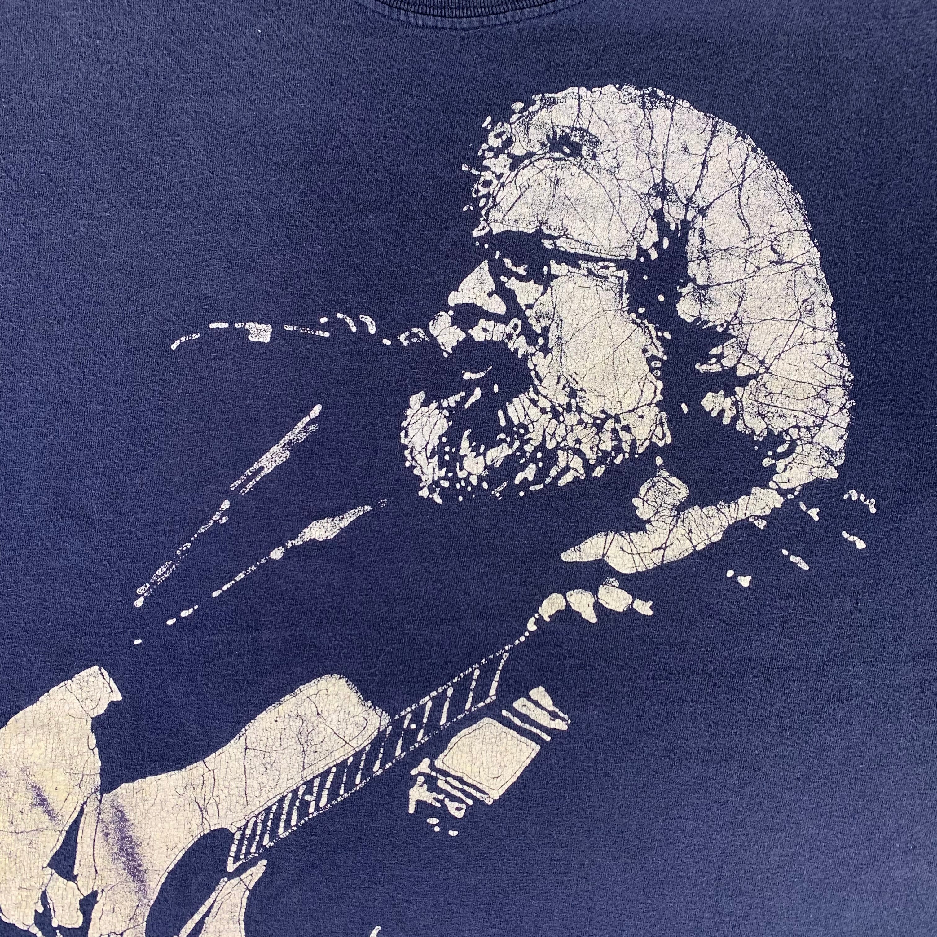 Vintage Jerry Garcia "The Breeze Would Stop To Listen In..." T-Shirt - Image 3