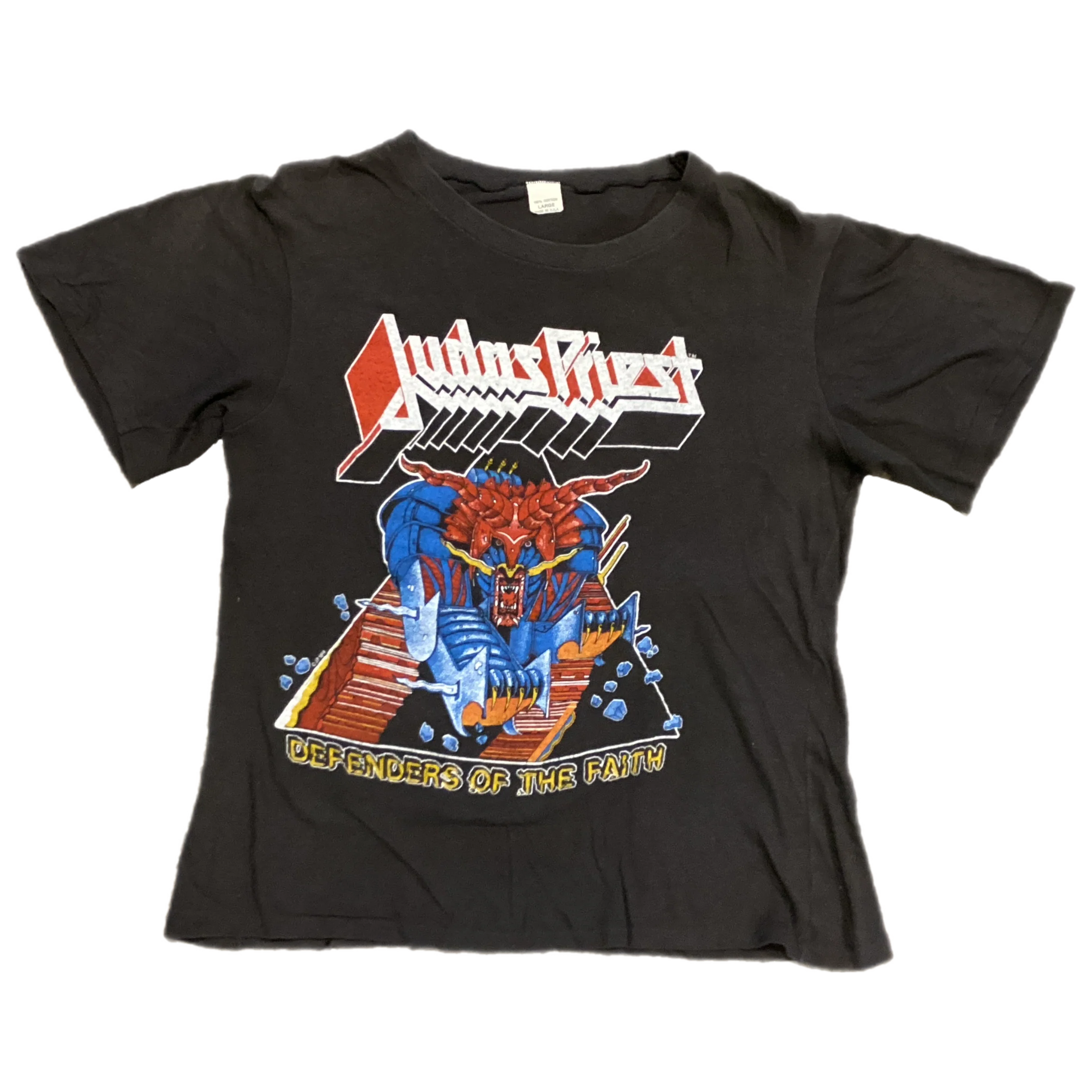 Vintage Judas Priest "Defenders Of The Faith" Defenders Tour '84 T-Shirt