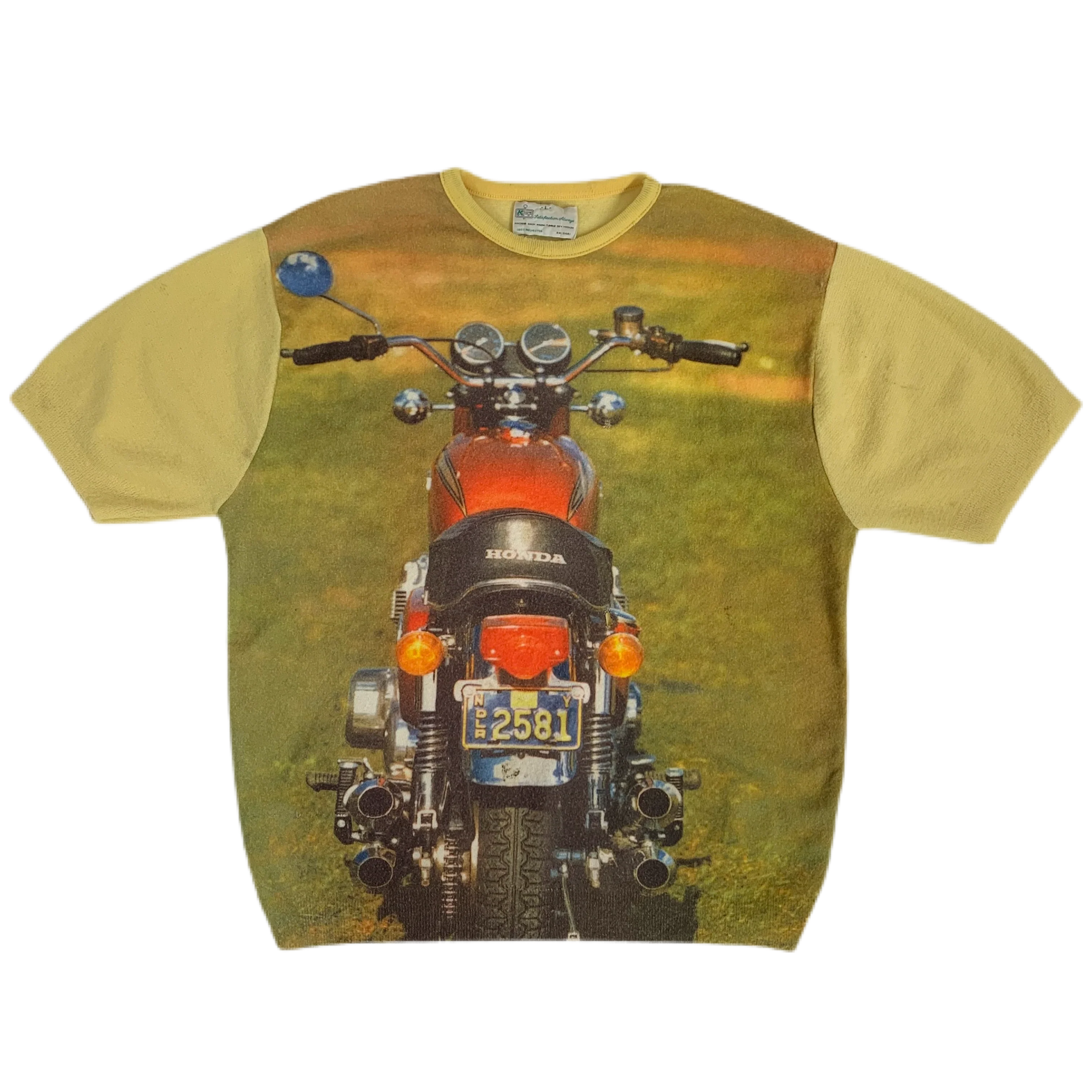 Vintage K-Mart "Honda" Photoprint Motorcycle Shirt
