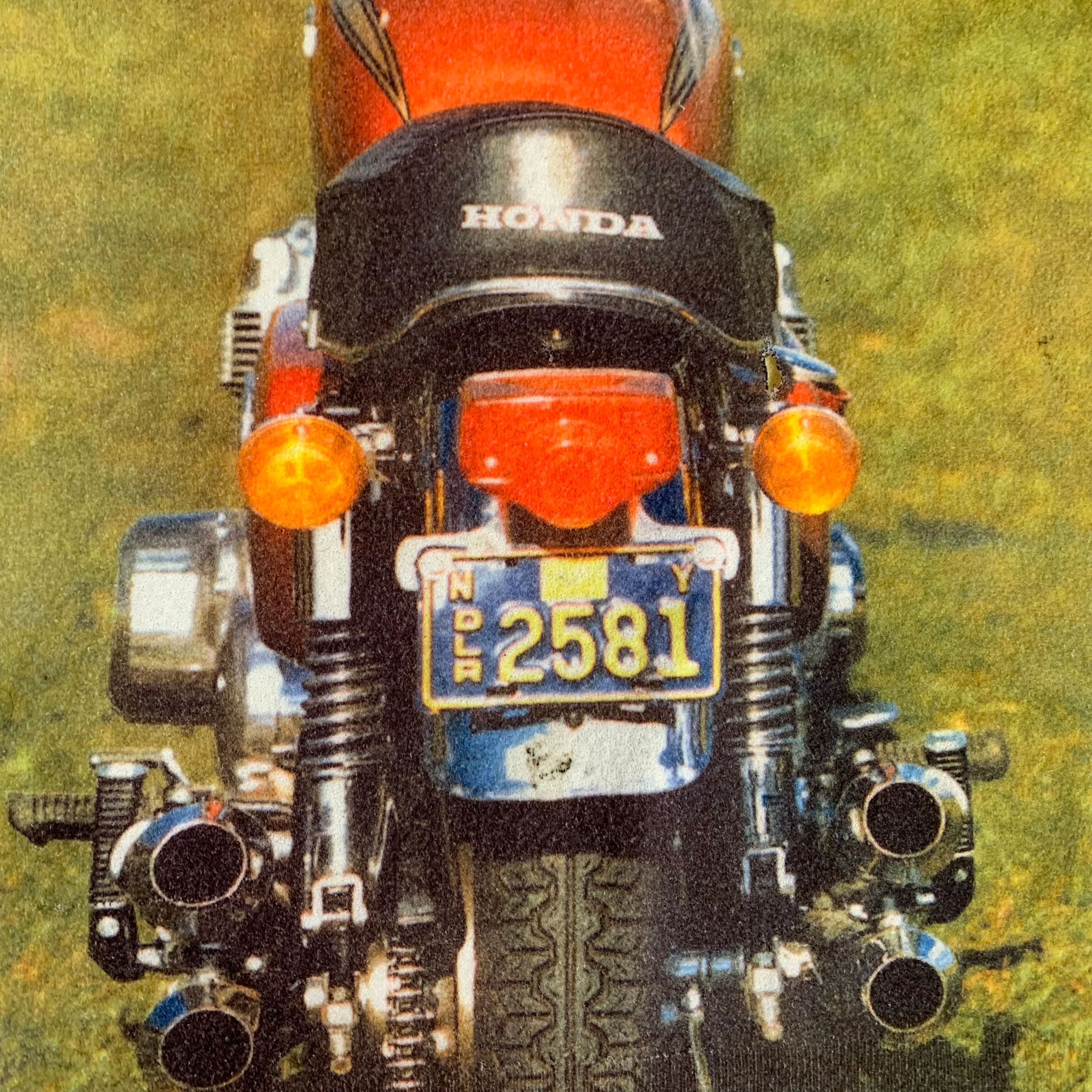 Vintage K-Mart "Honda" Photoprint Motorcycle Shirt - Image 4