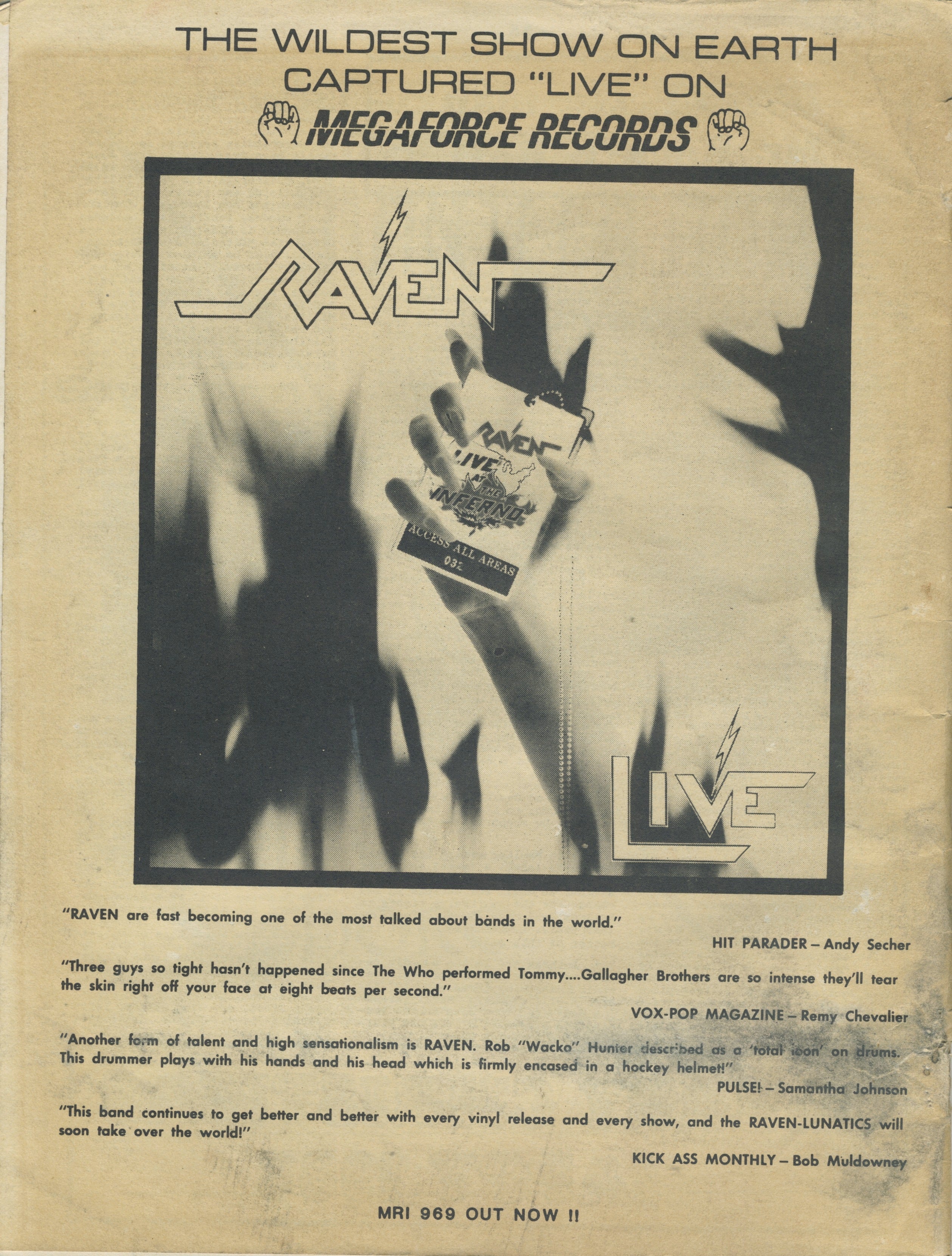Vintage Kick Ass "Lemmy Nasty Savage" Metal Fanzine Issue #23 *NEEDS PRICE* - Image 2