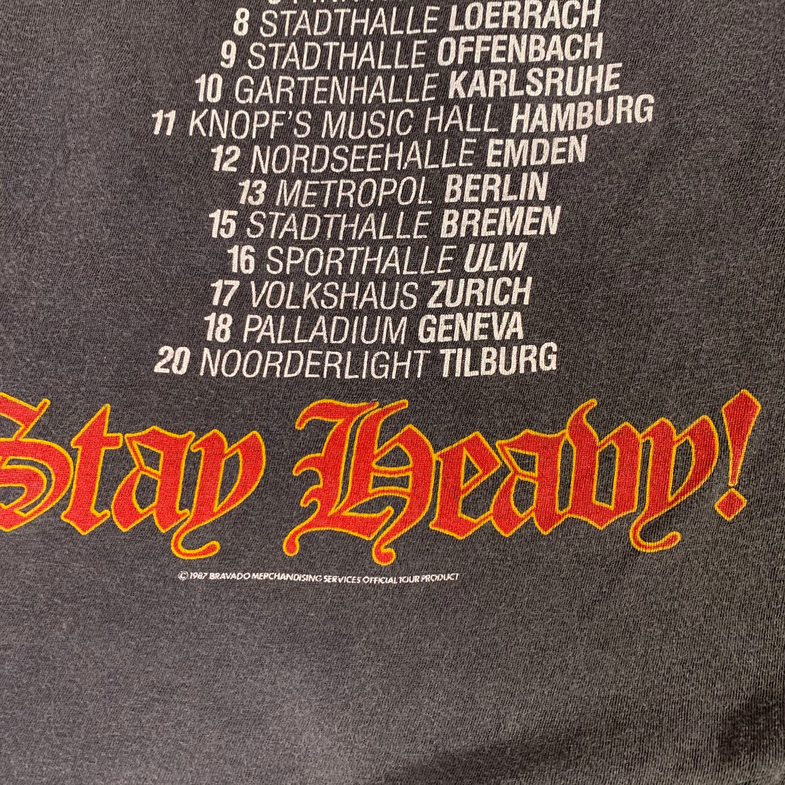 Vintage King Diamond "Stay Heavy" Tour T-Shirt - Image 4