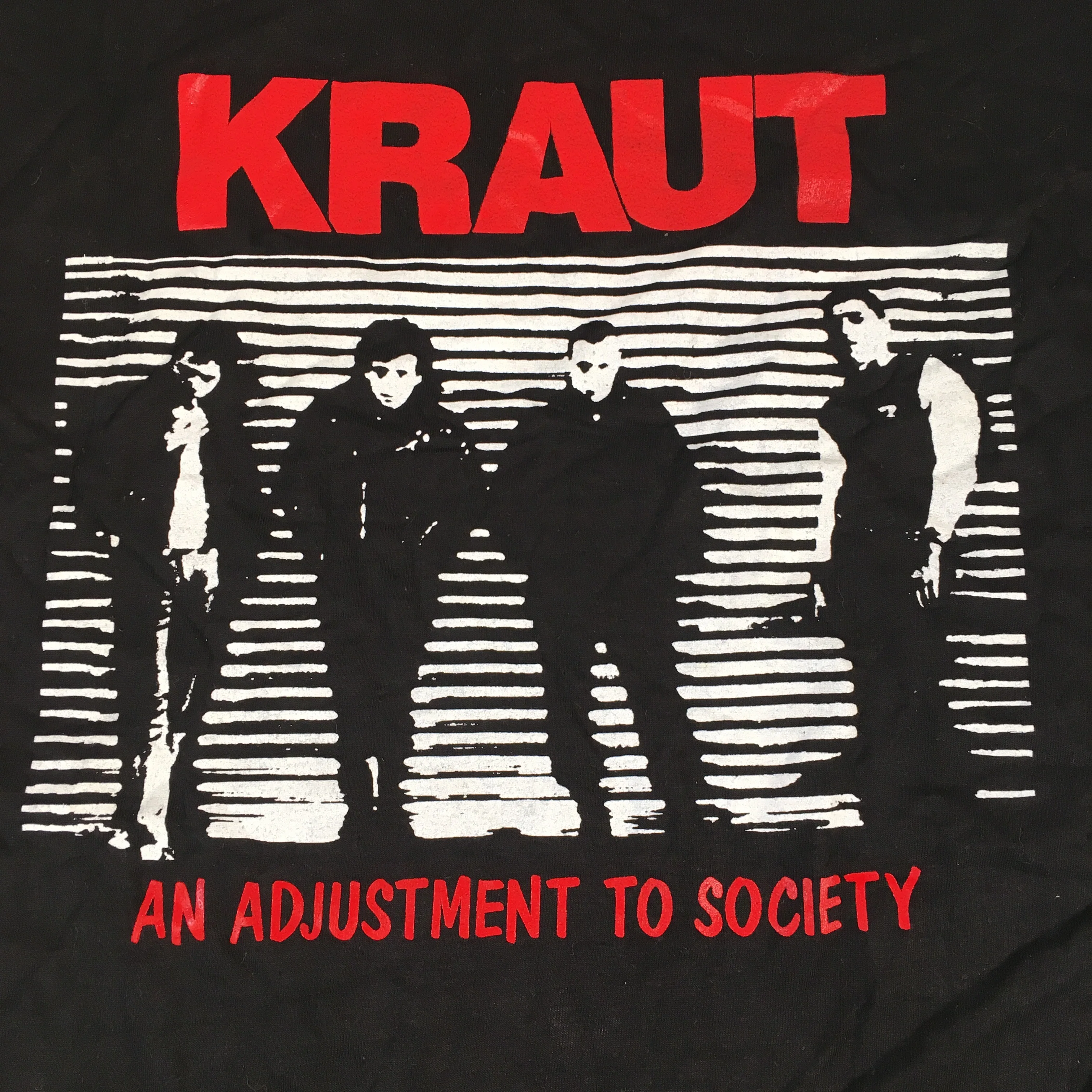 Vintage Kraut "An Adjustment To Society" T-Shirt - Image 2