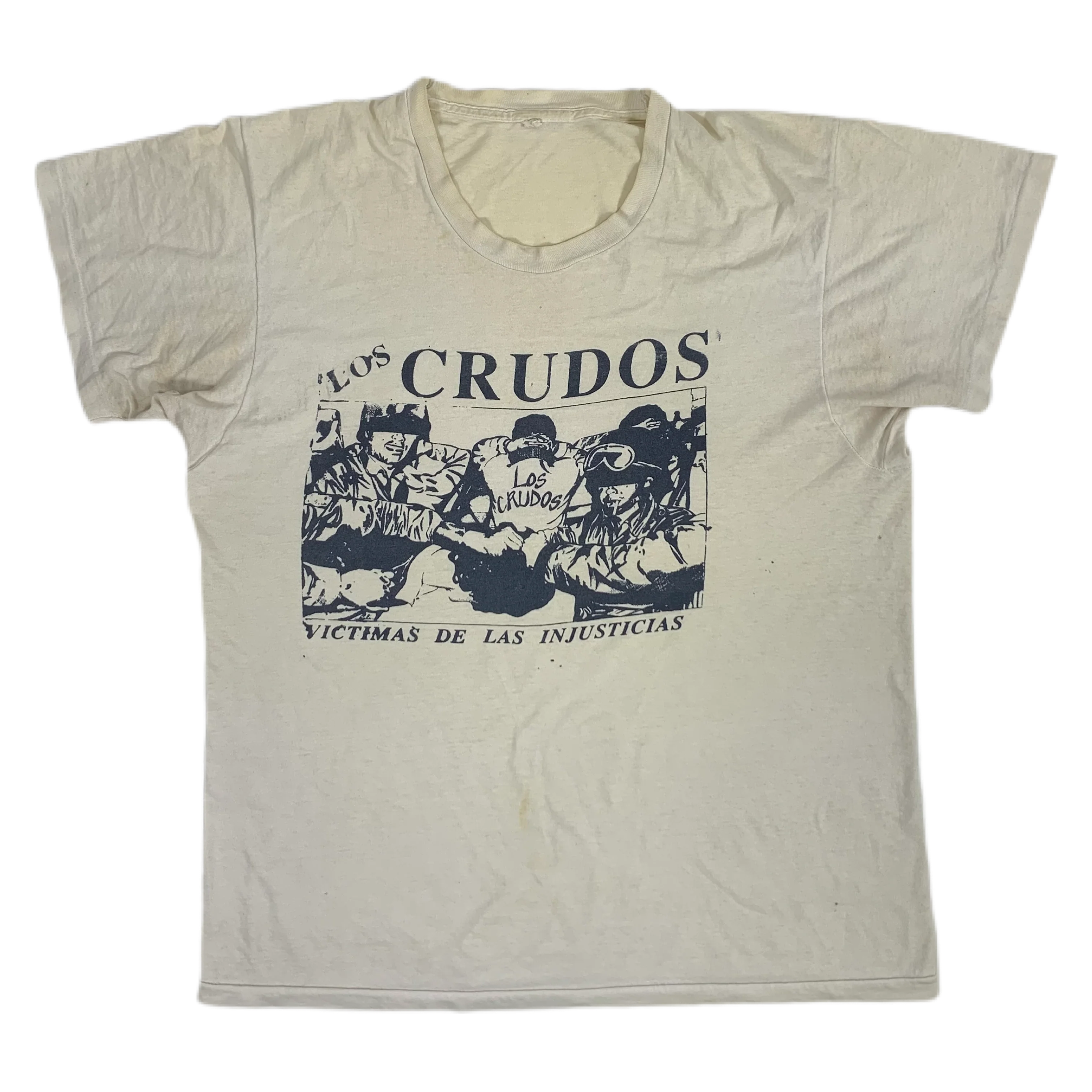Vintage Los Crudos "Victimas De Las Injusticias" T-Shirt