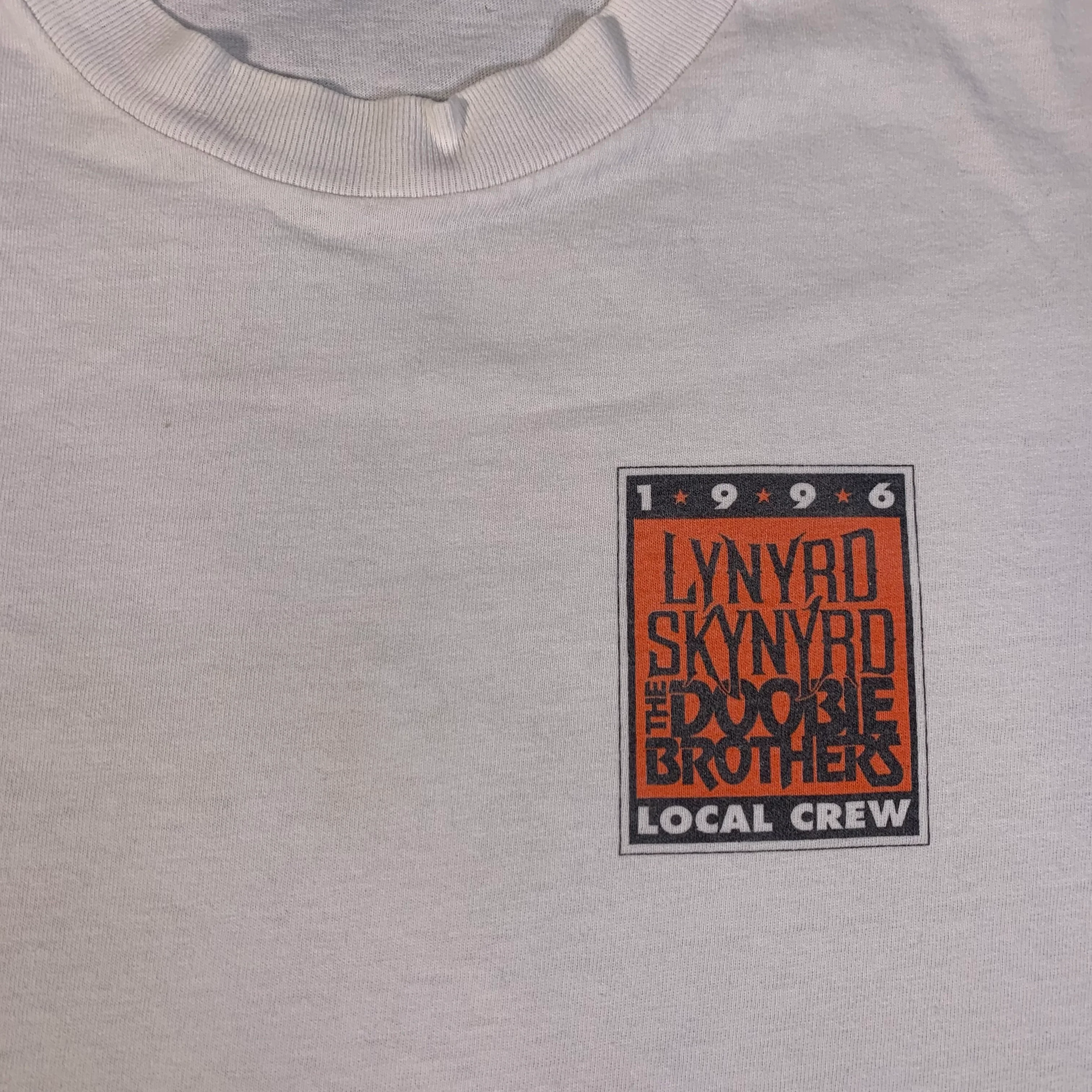 Vintage Lynyrd Skynyrd The Doobie Brothers "Local Crew" T-Shirt - Image 2