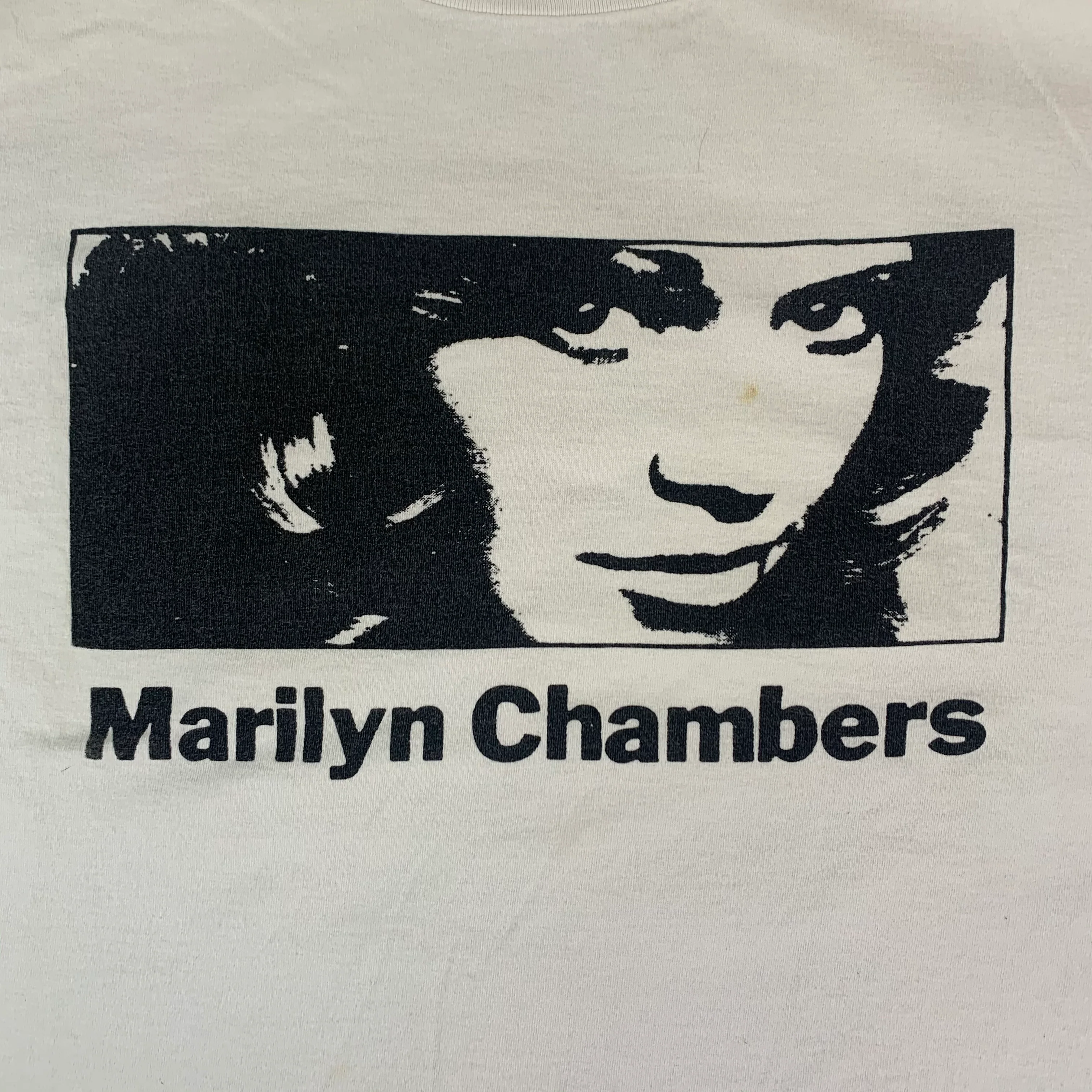 Vintage Marilyn Chambers “Ransom Note Graphics” T-Shirt - Image 3