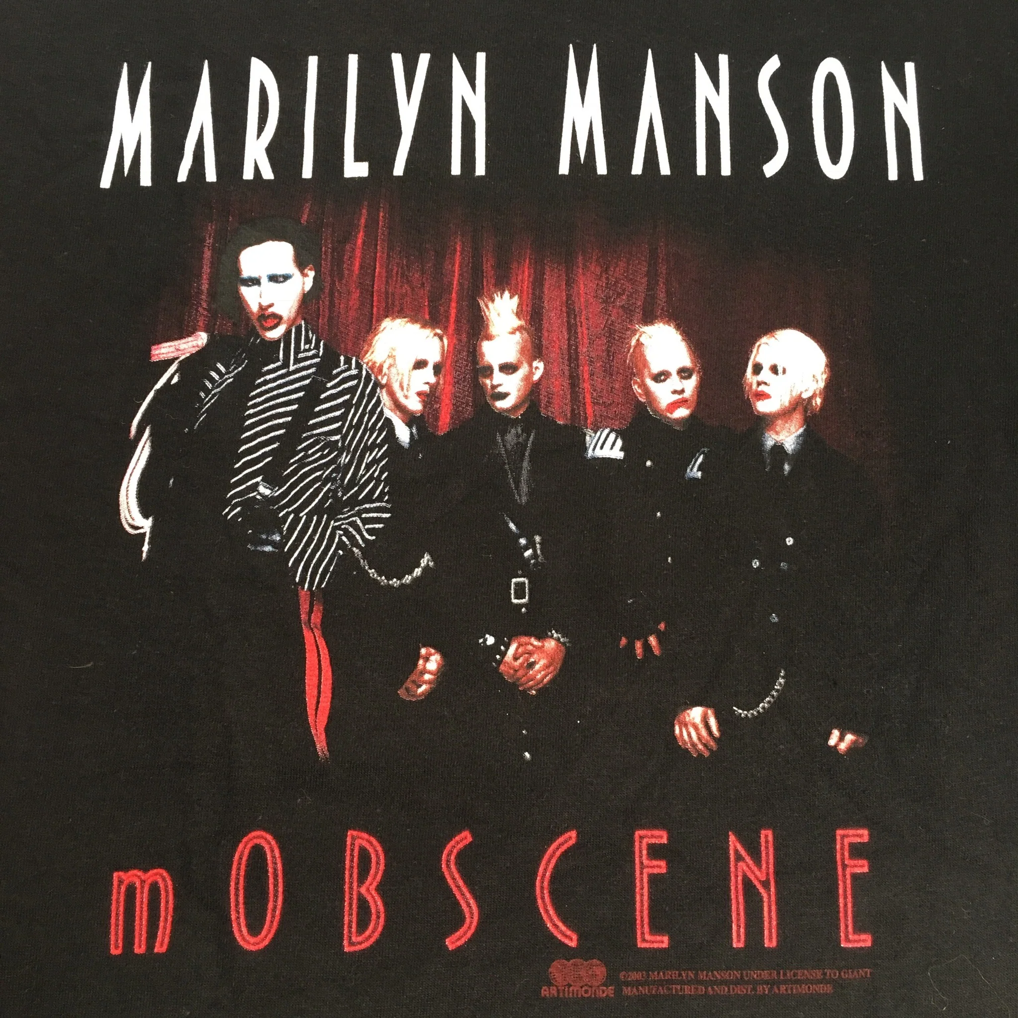 Vintage Marilyn Manson "Mobscene" T-shirt - Image 2