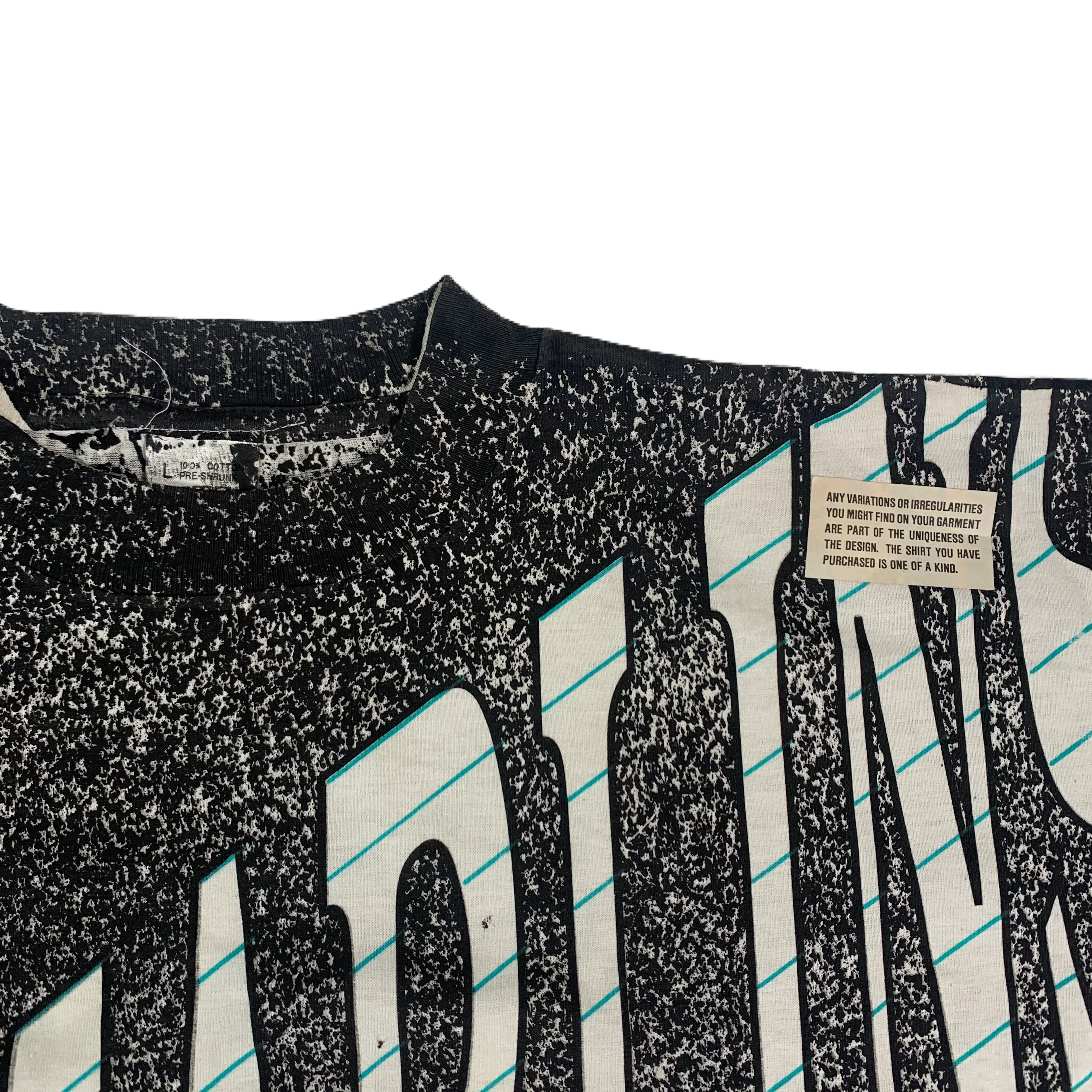 Vintage Florida Marlins "All Over Print" T-Shirt - Image 3
