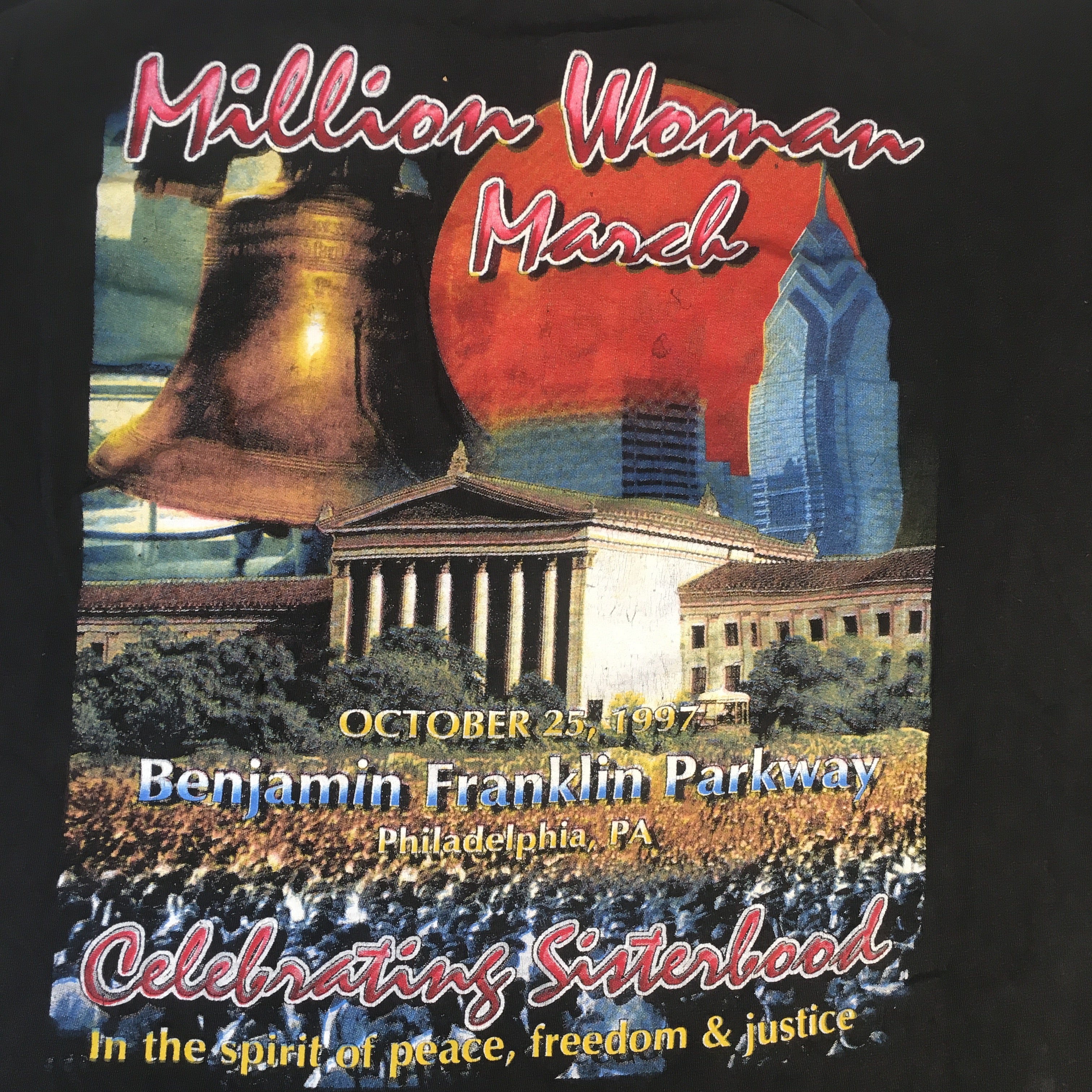 Vintage Million Woman March "Philadelphia" T-Shirt - Image 7