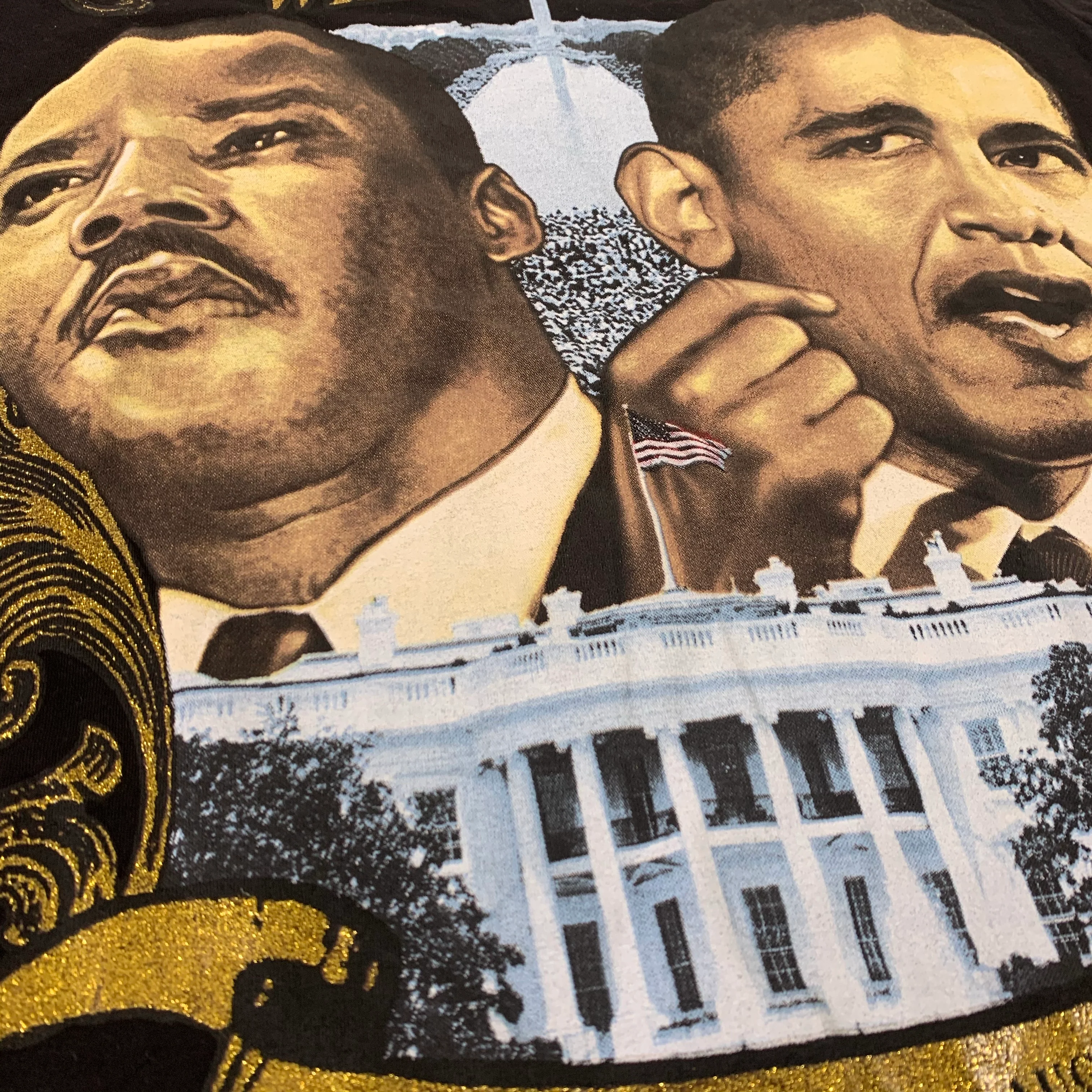 Vintage MLK/Obama "March on Washington" T-Shirt - Image 2