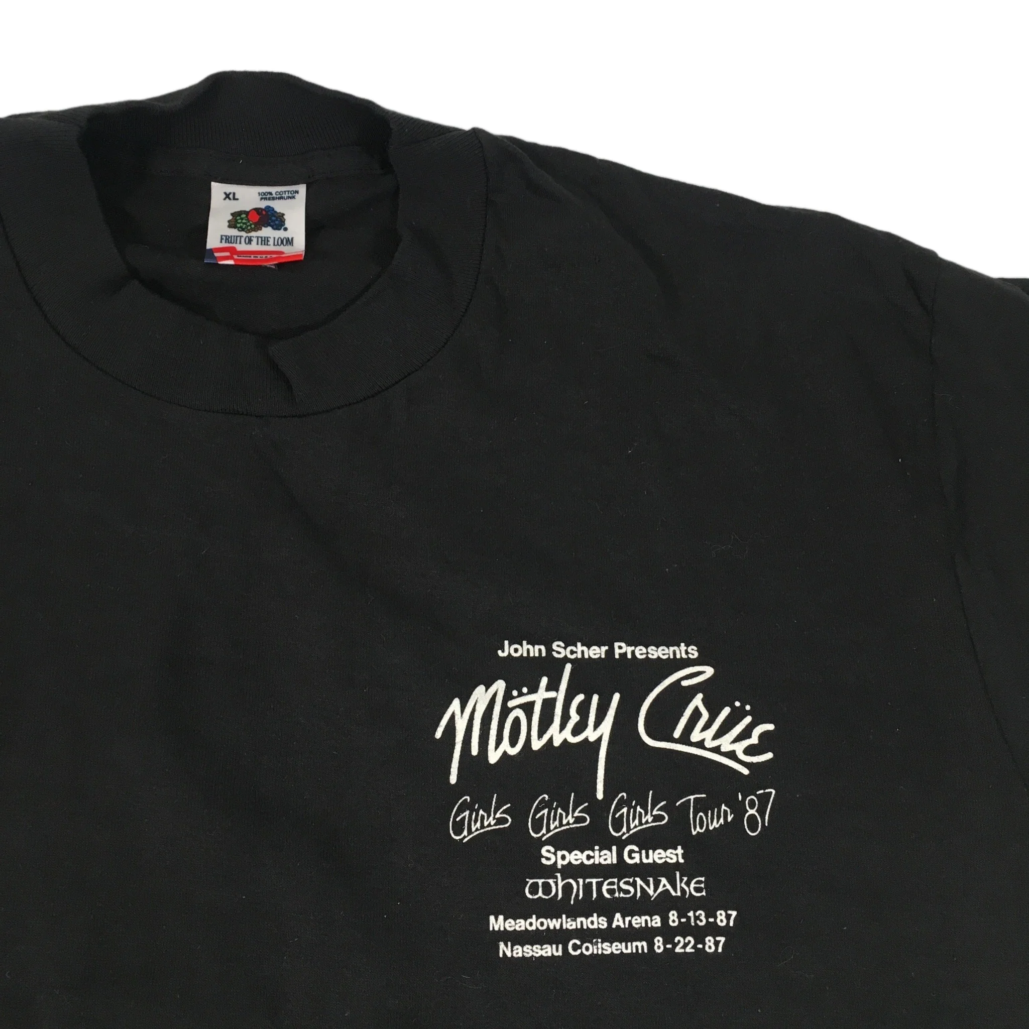 Vintage Motley Crue "Girls Girls Girls" T-Shirt - Image 5
