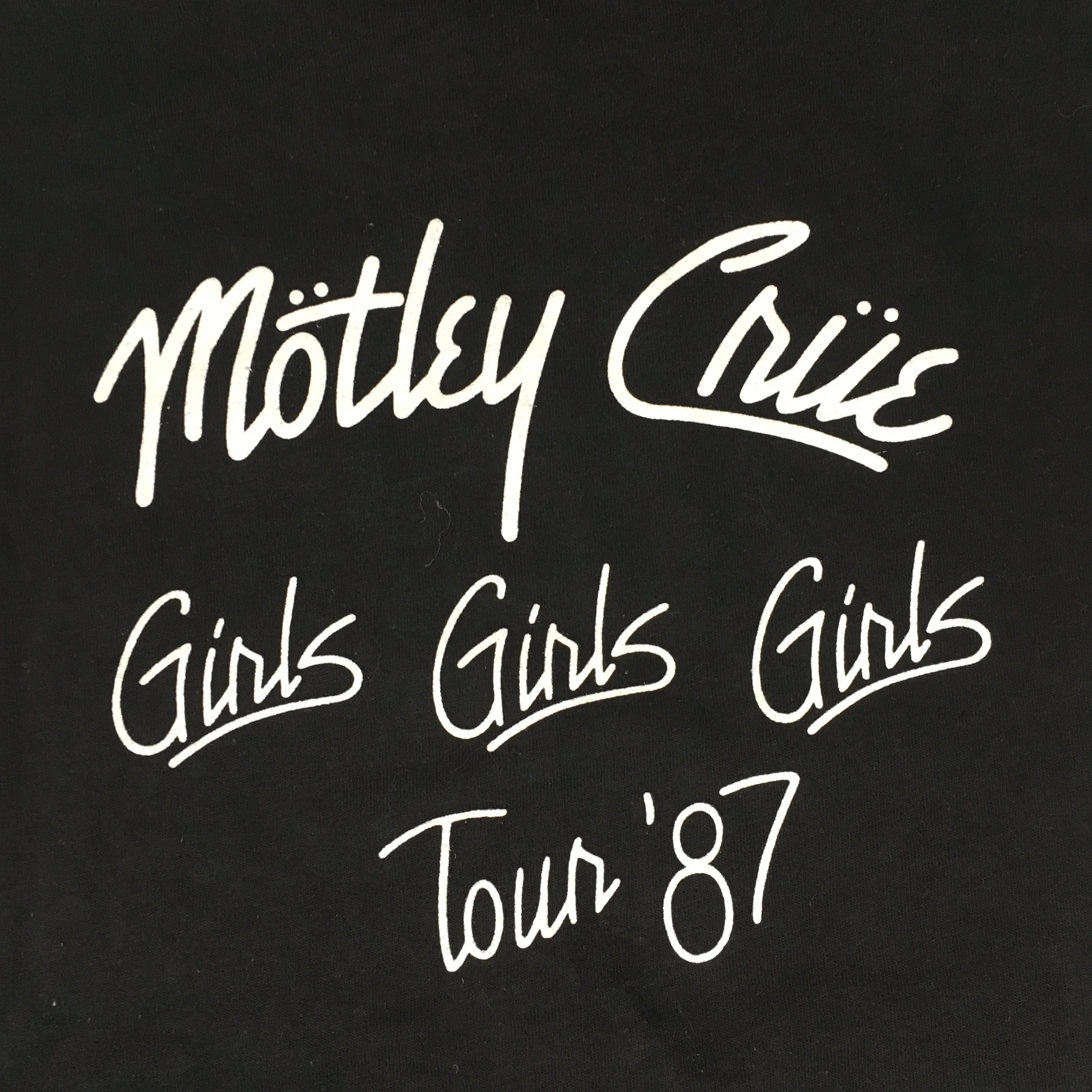 Vintage Motley Crue "Girls Girls Girls" T-Shirt - Image 6