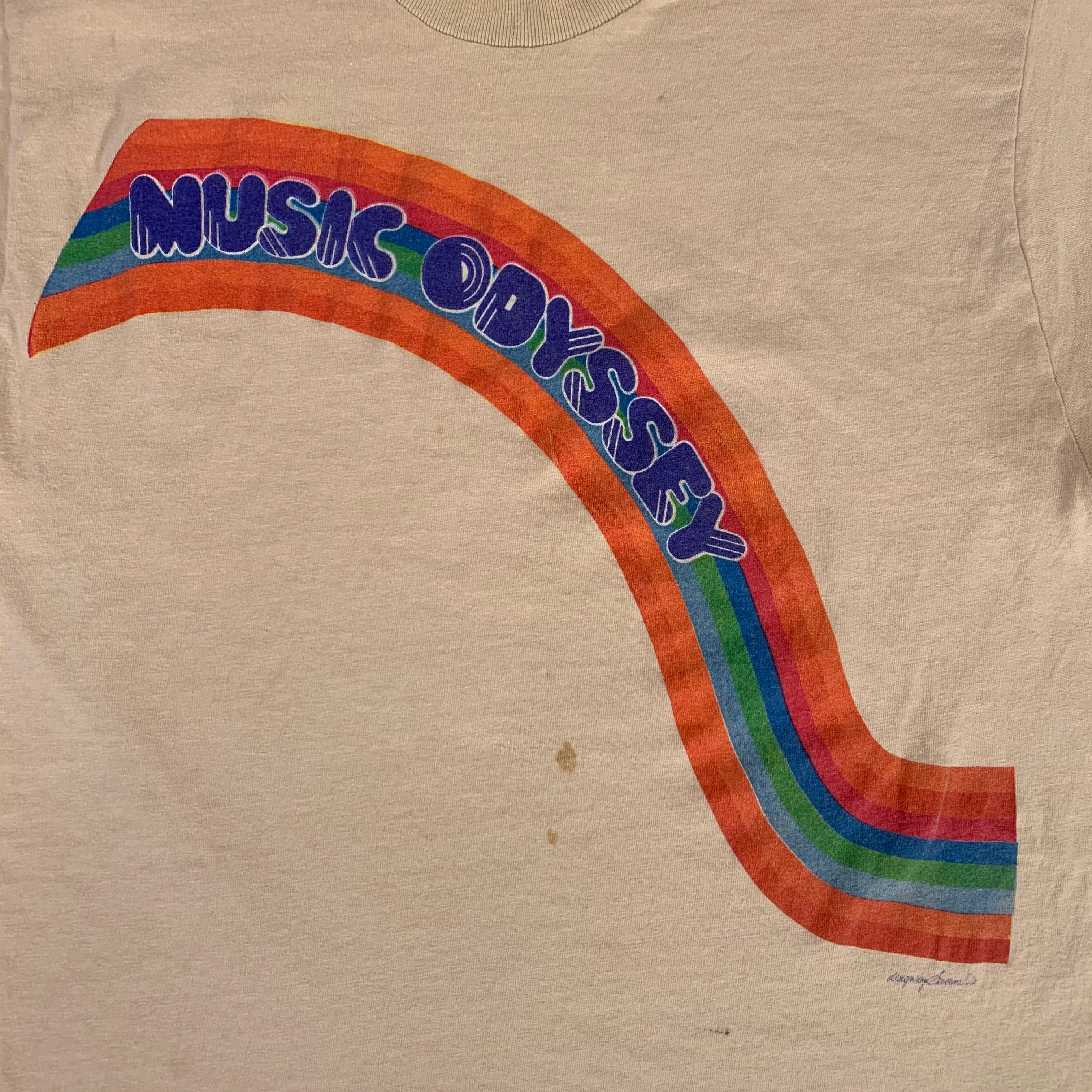 Vintage Music Odyssey "Los Angeles" Record Store T-Shirt - Image 2
