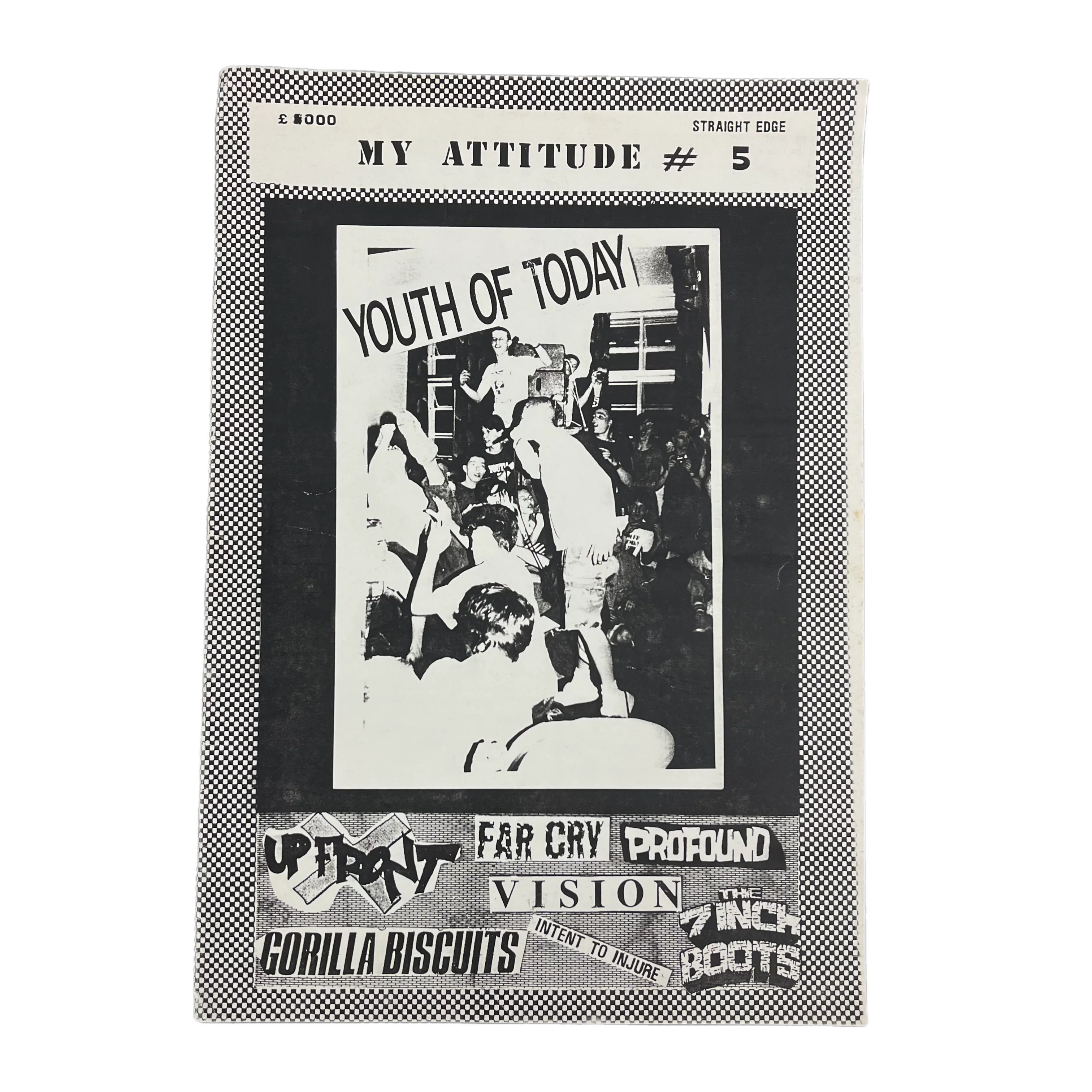 Vintage My Attitude "Italian Hardcore" Fanzine Issue #5