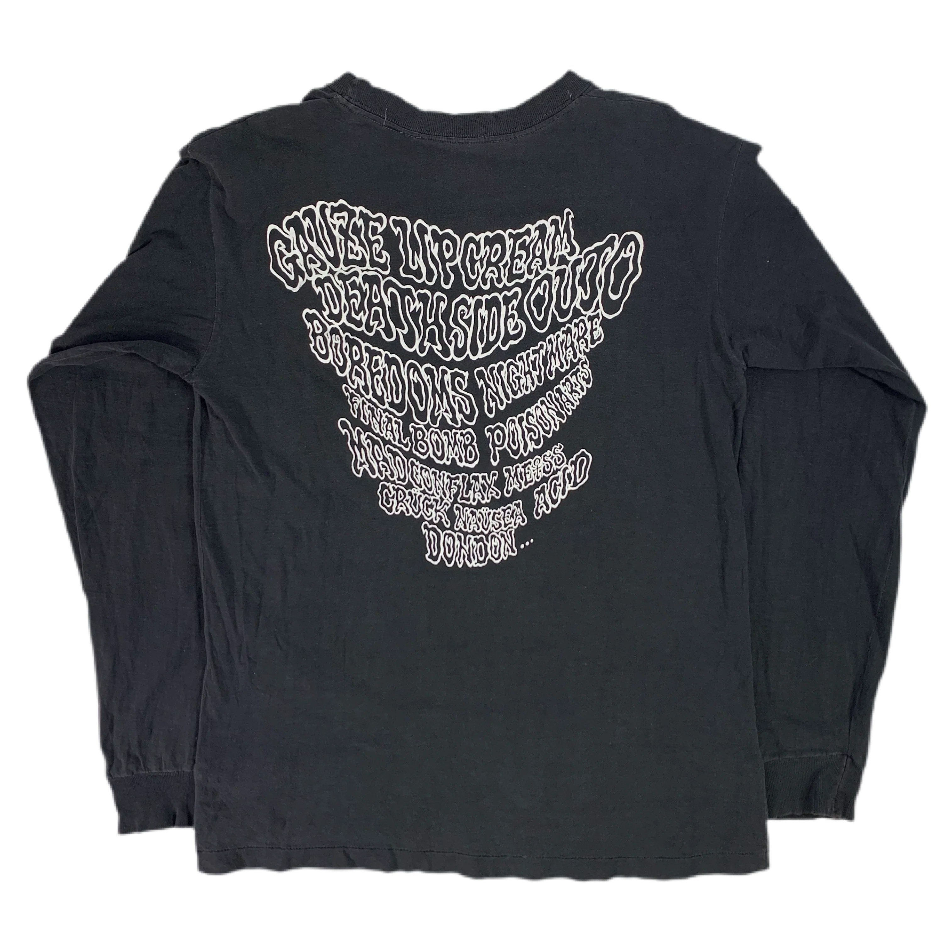 Vintage Napalm Death & S.O.B "Japan Tour" Long Sleeve Shirt - Image 2