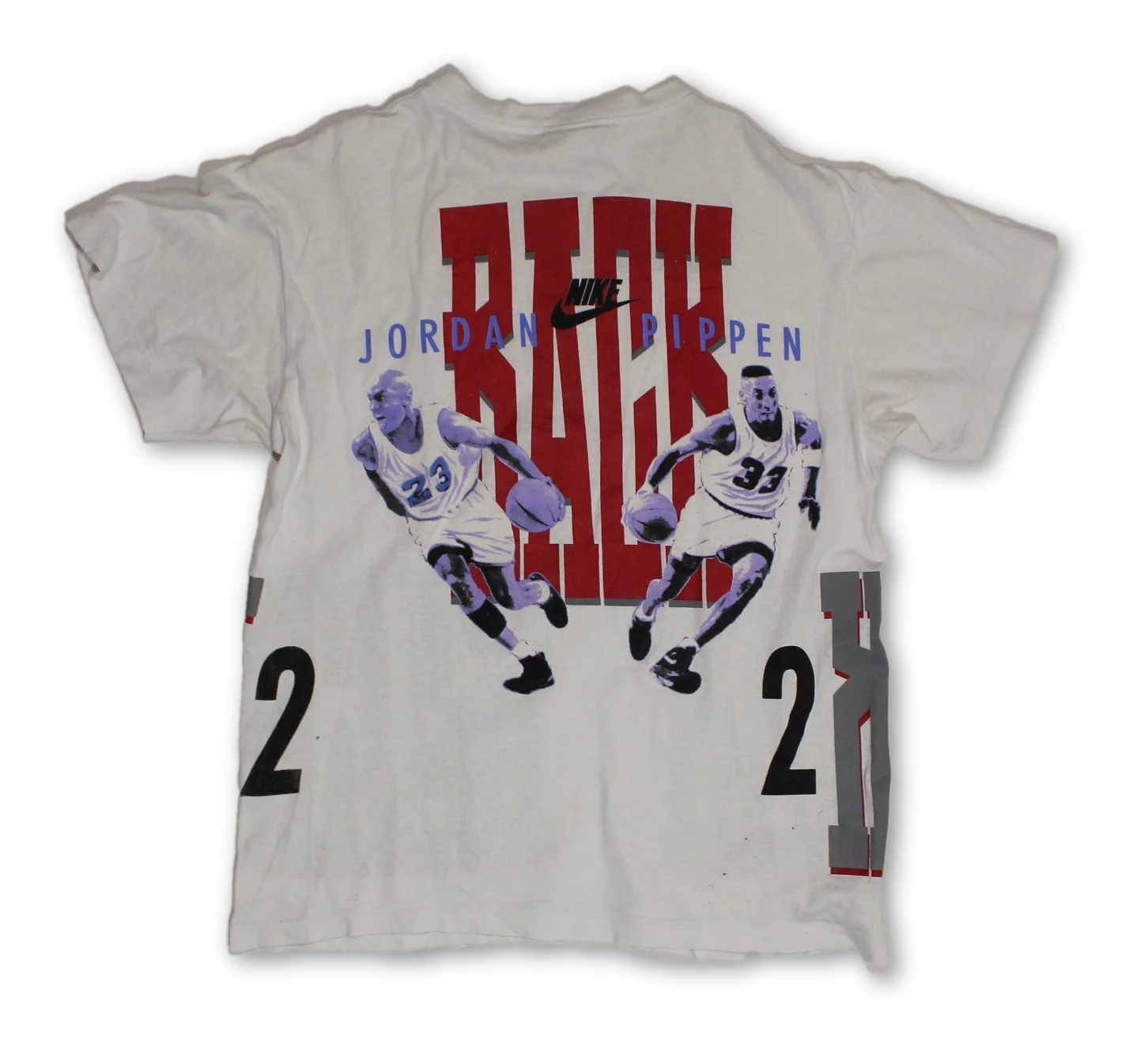 Vintage Nike "Pippen & Jordan Back 2 Back" T-Shirt - Image 2