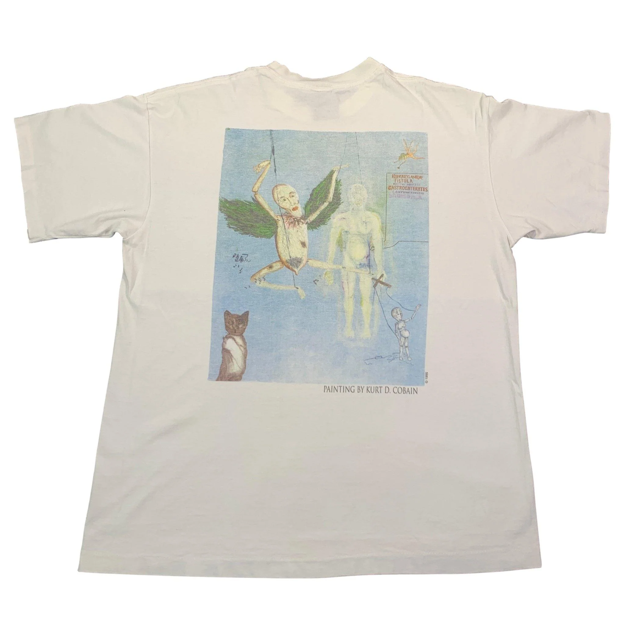 Vintage Nirvana Kurt D. Cobain "Memorial" T-Shirt - Image 2