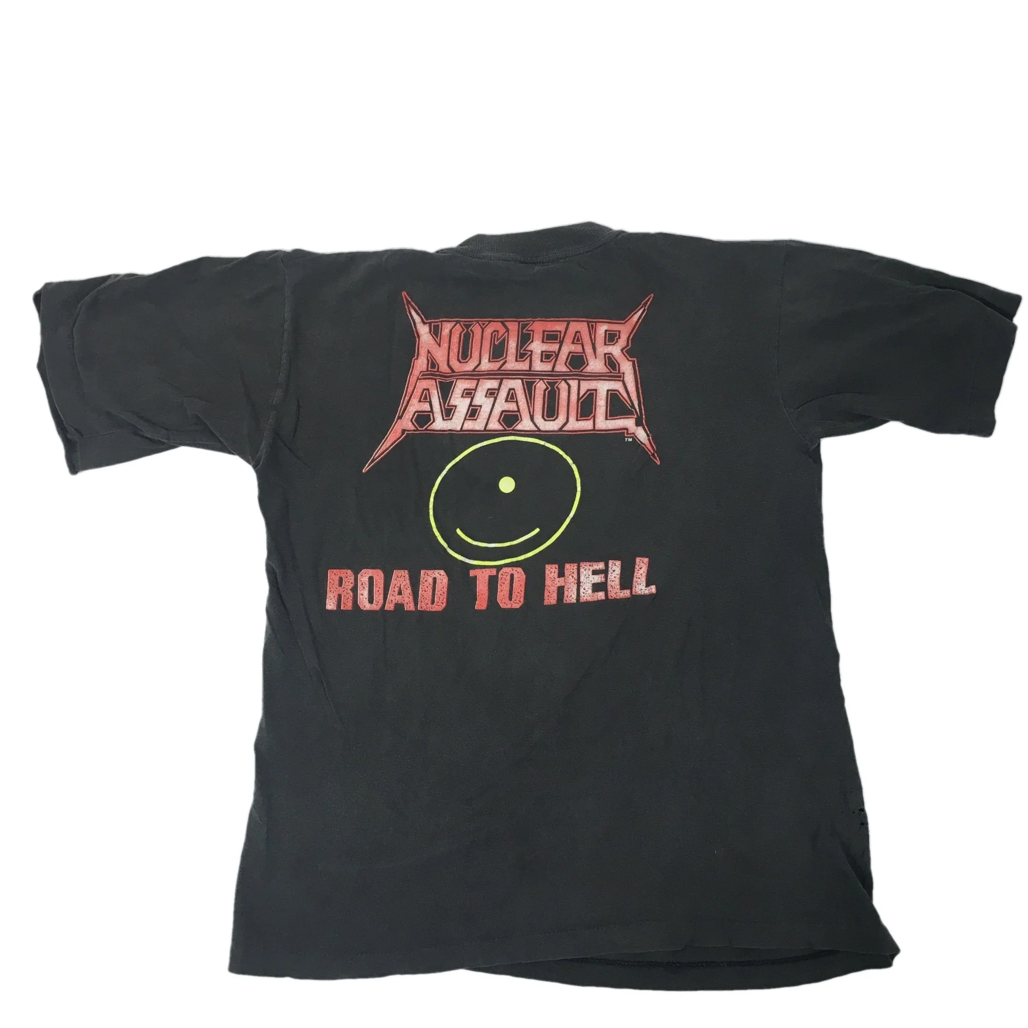 Vintage Nuclear Assault "Road To Hell" T-shirt 1989 - Image 3