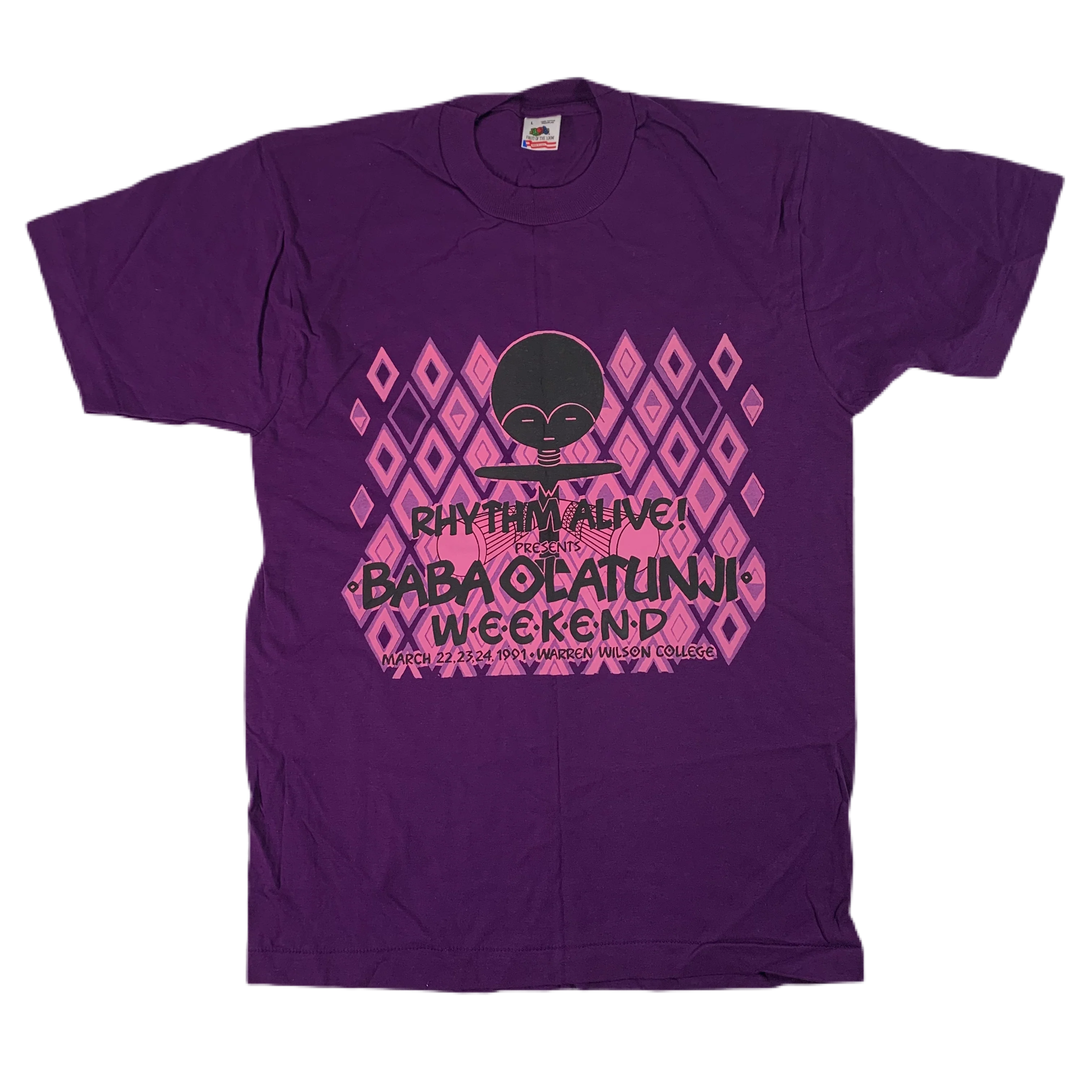 Vintage Rhythm Alive "Baba Olatunji Weekend" T-Shirt
