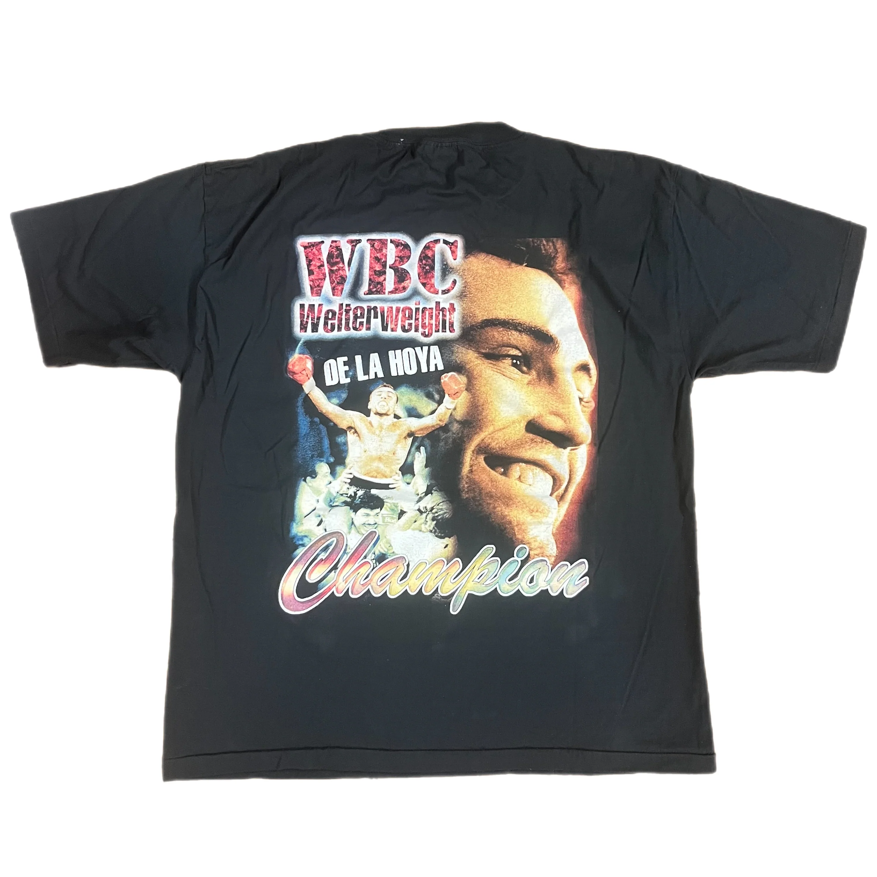 Vintage Oscar De La Hoya "WBC Welterweight Champion" T-Shirt - Image 2