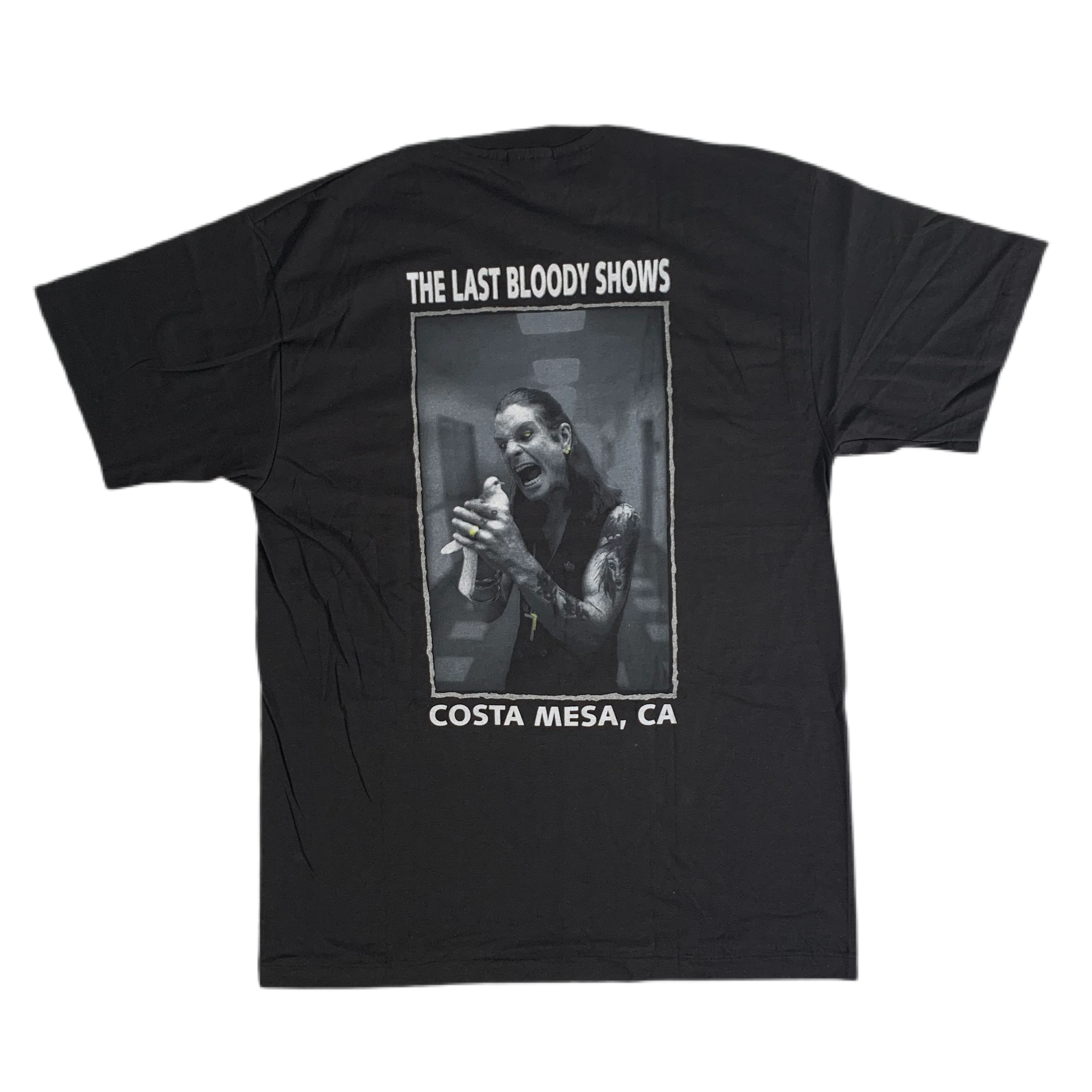 Vintage Ozzy Osbourne "The Last Bloody Shows" Costa Mesa T-Shirt - Image 2