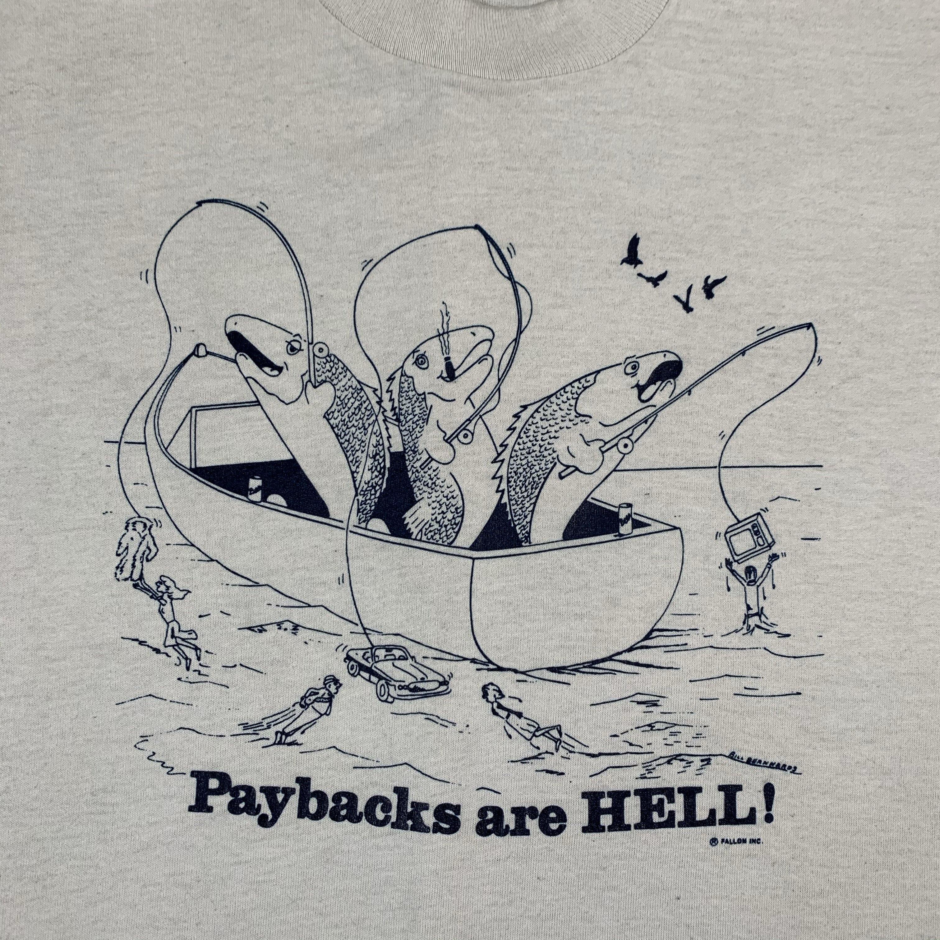 Vintage Paybacks Are Hell! "Animal Rights" T-Shirt - Image 2