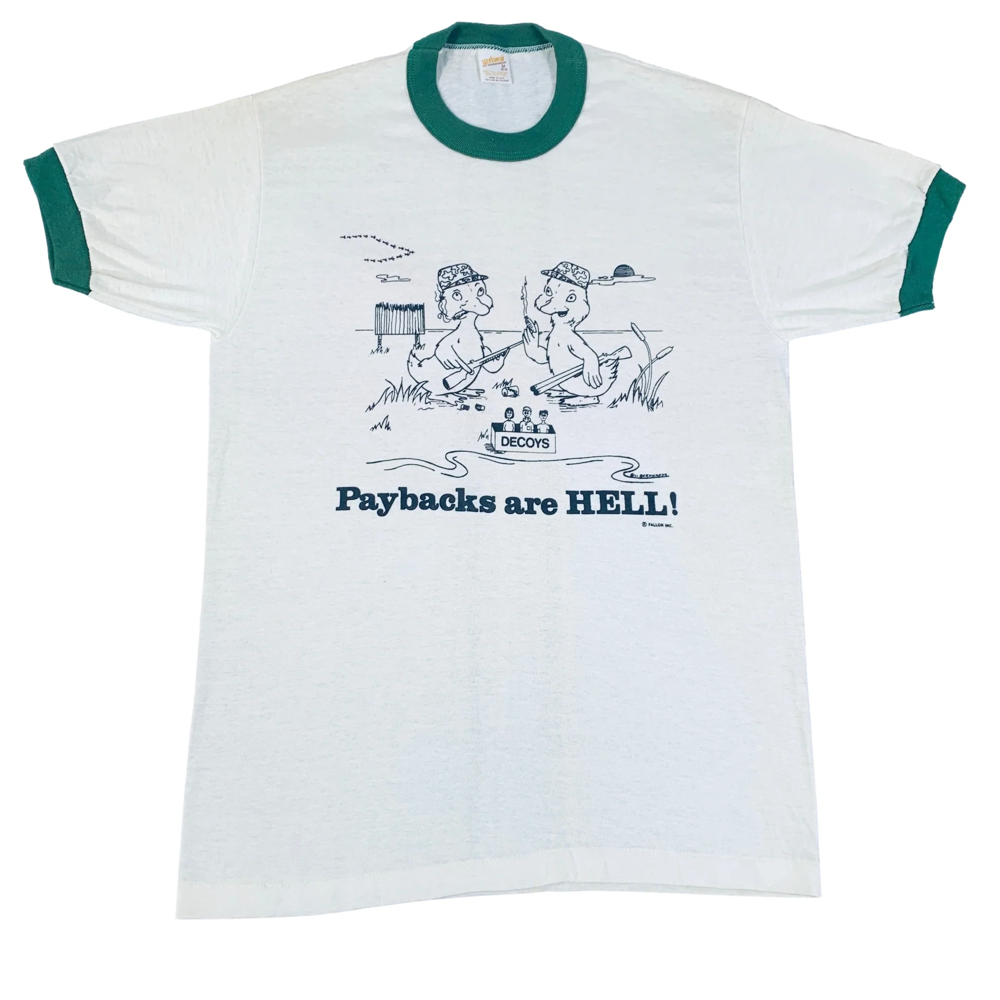 Vintage Paybacks Are Hell! "Animal Rights" Ringer T-Shirt