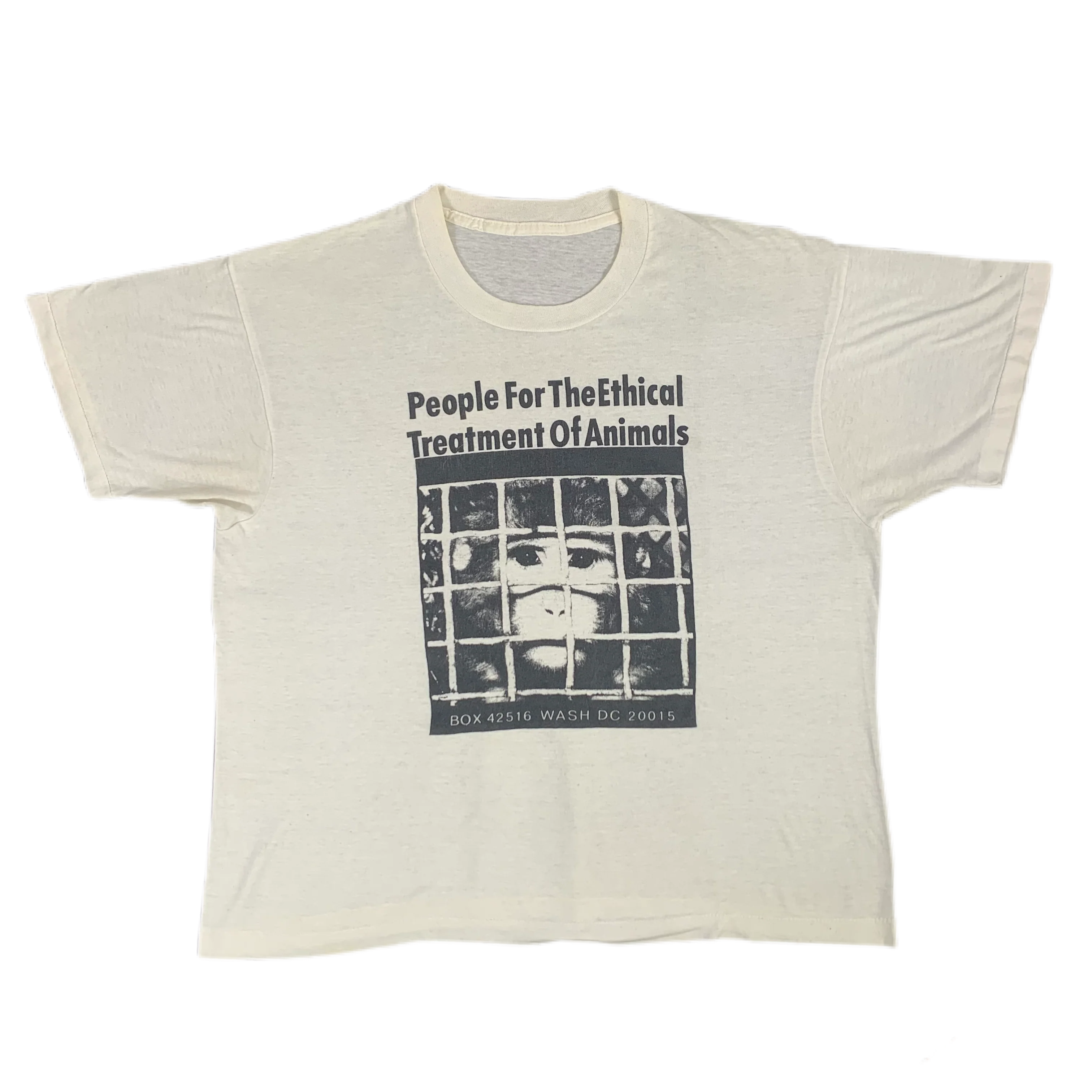 Vintage People For The Ethical Treatment Of Animals "Animal Liberation" T-Shirt