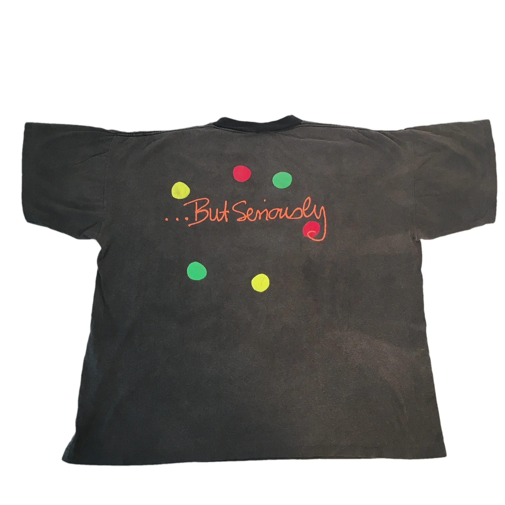 Vintage Phil Collins "...But Seriously" Clown Tour T-Shirt - Image 4