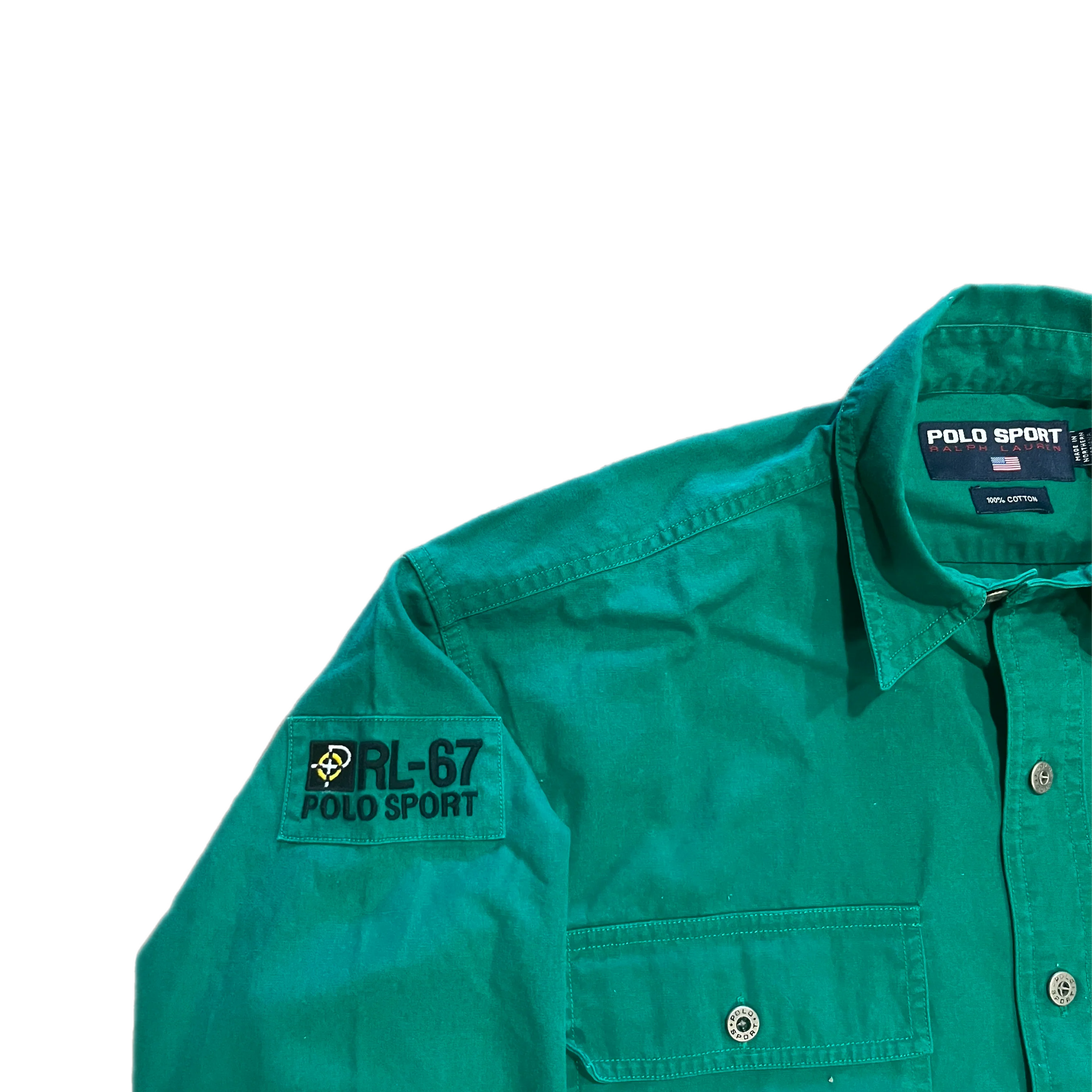 Vintage Polo Sport "RL-67" Button Up - Image 2