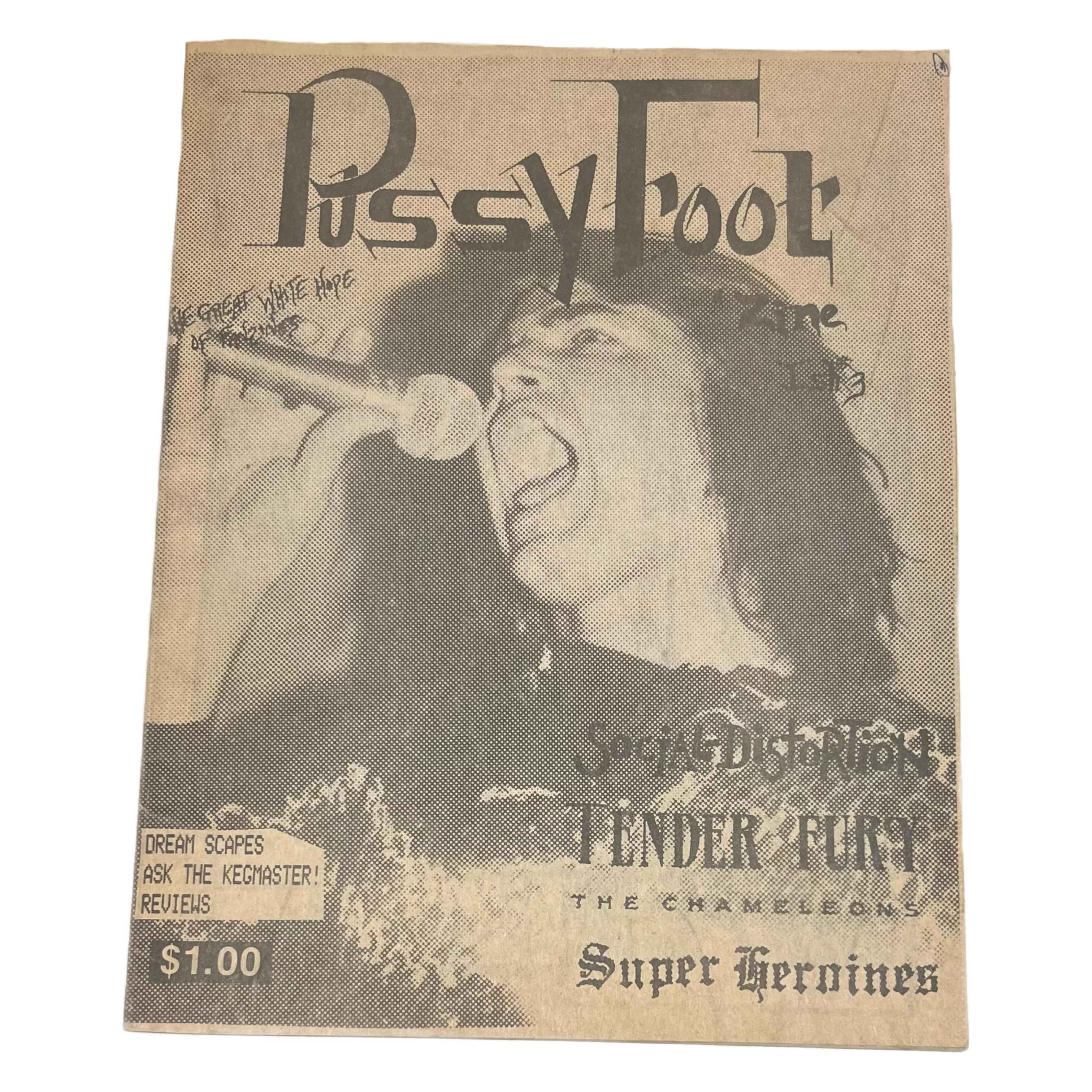 Vintage PussyFoot Fanzine "Social Distortion" Issue 3 California Punk Zine