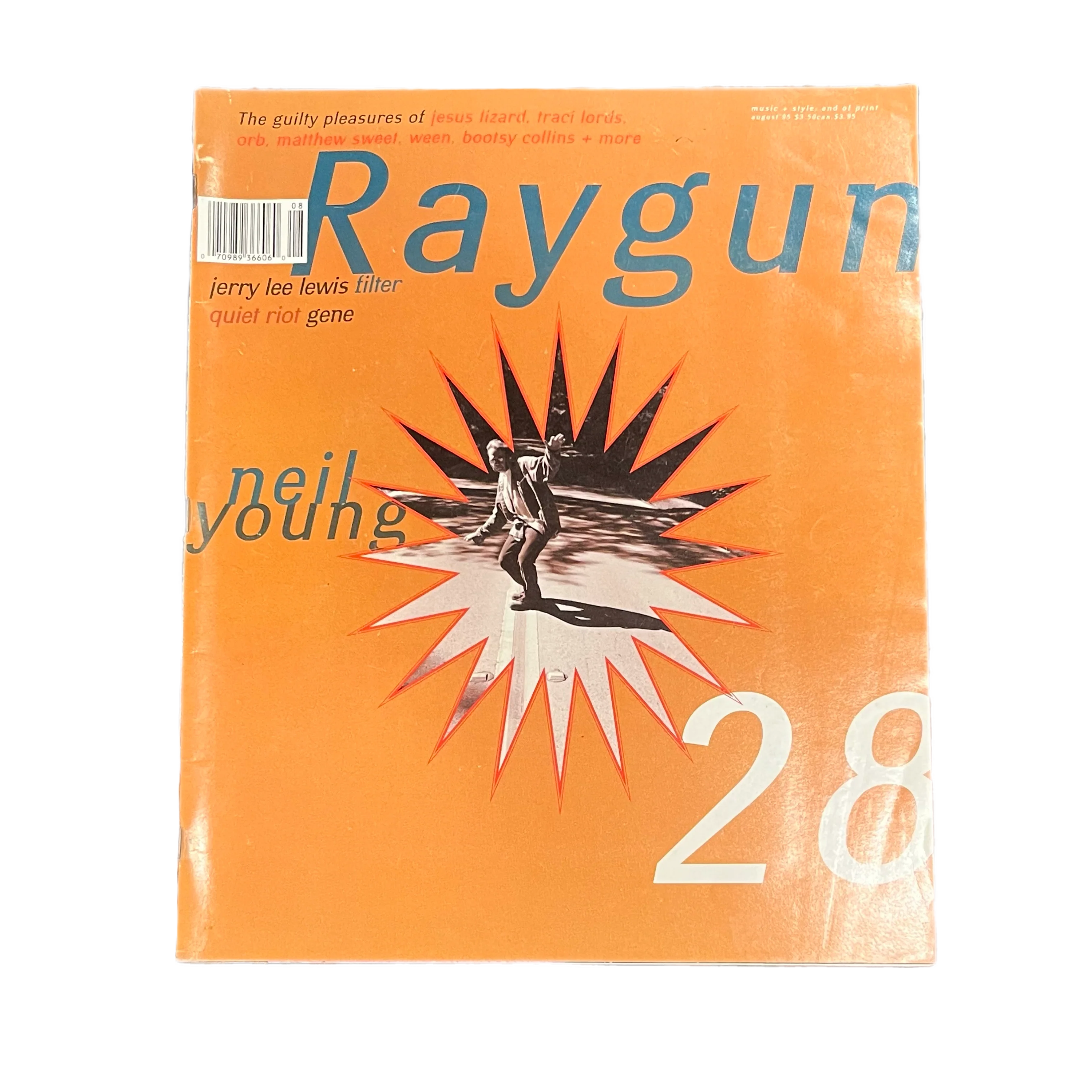 Vintage Ray Gun Magazine "Issue #28" Neil Young Cover