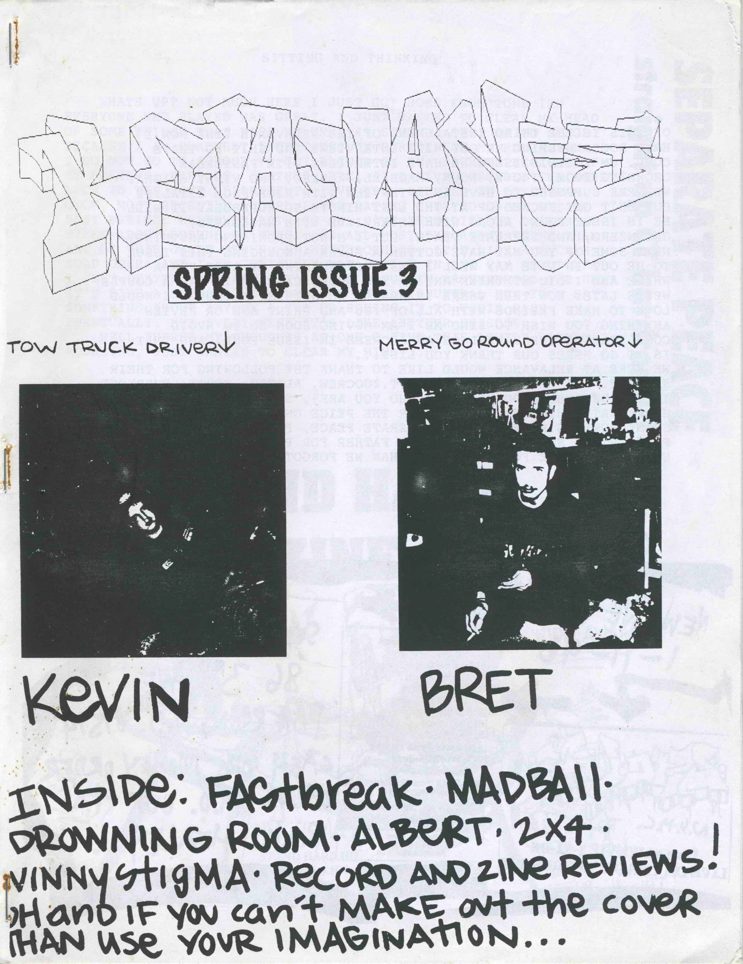 Vintage Relavance Fanzine Issue #3 "CTHC" Two By Four Madball