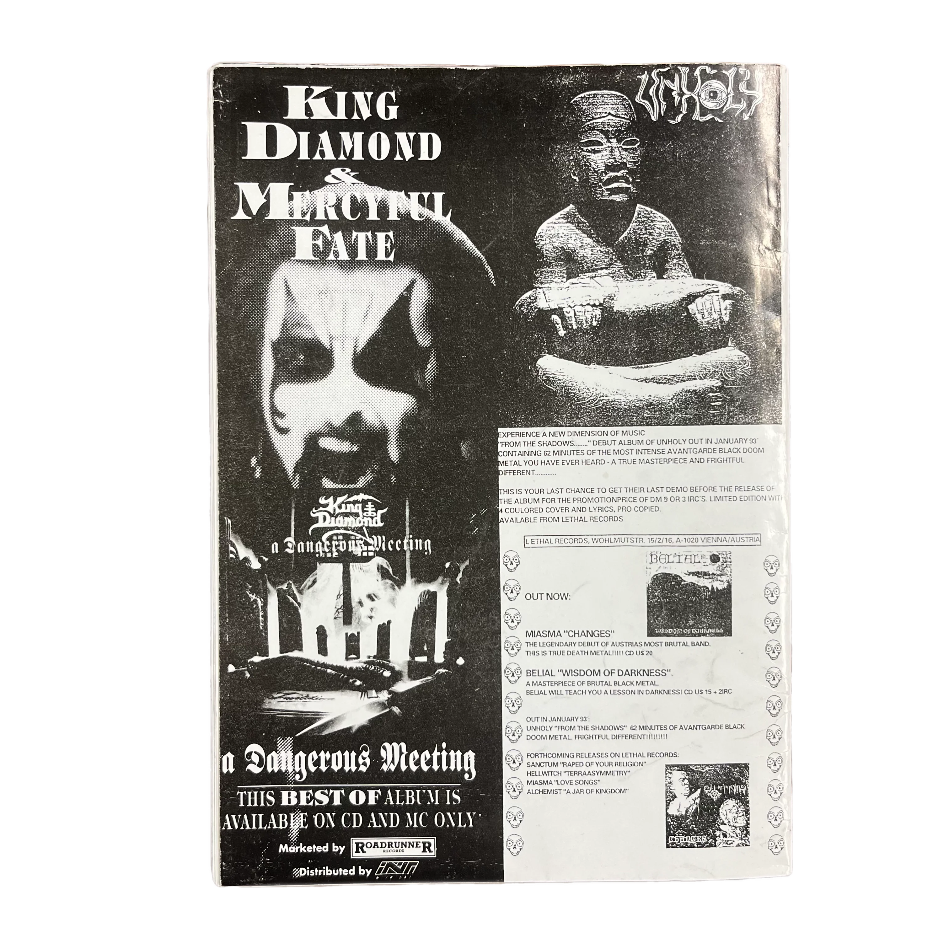 Vintage Remains Fanzine "Cannibal Corpse Obituary" Issue #3 - Image 2