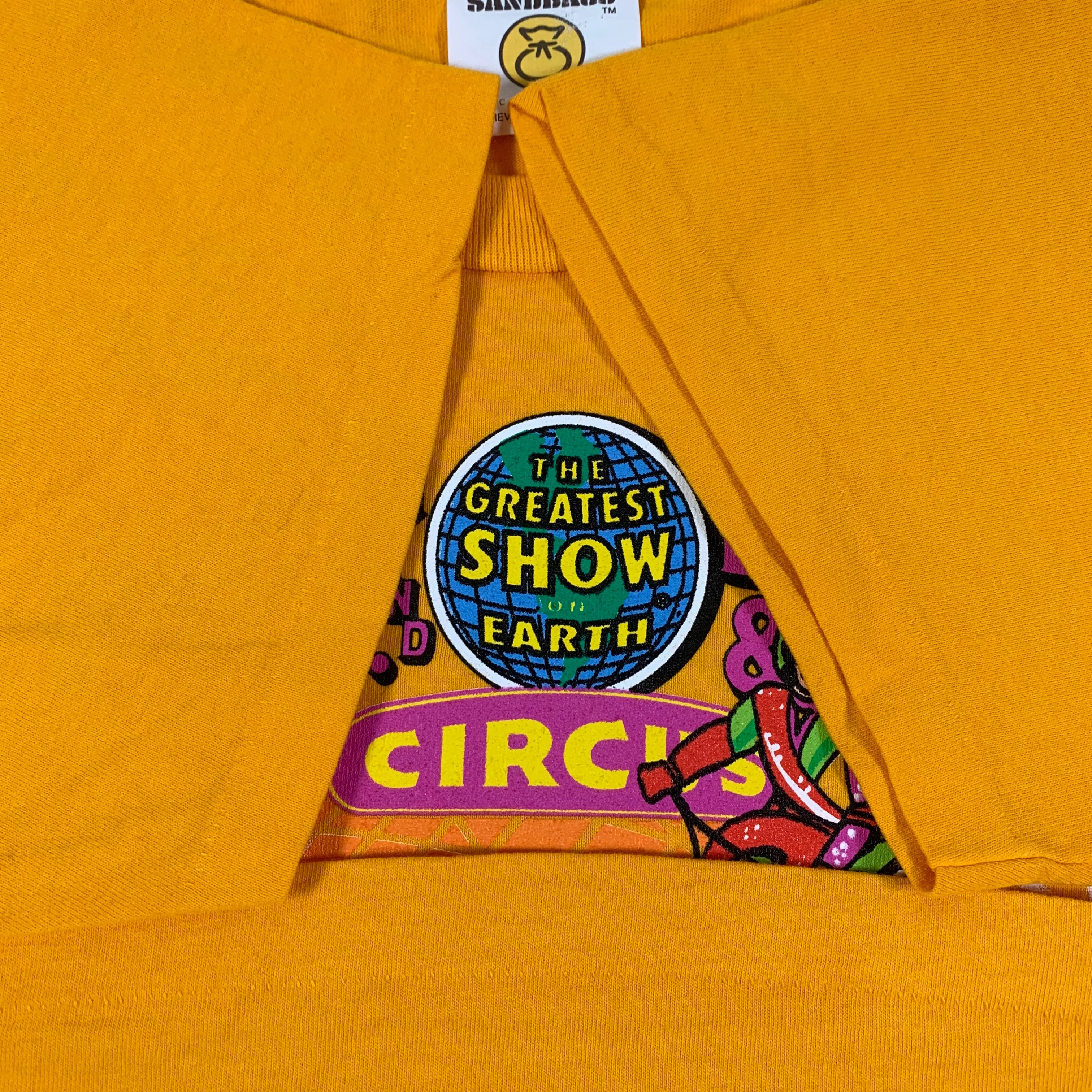 Vintage Ringling Bros And Barnum & Bailey Circus "Sphere Of Fear" T-Shirt - Image 3