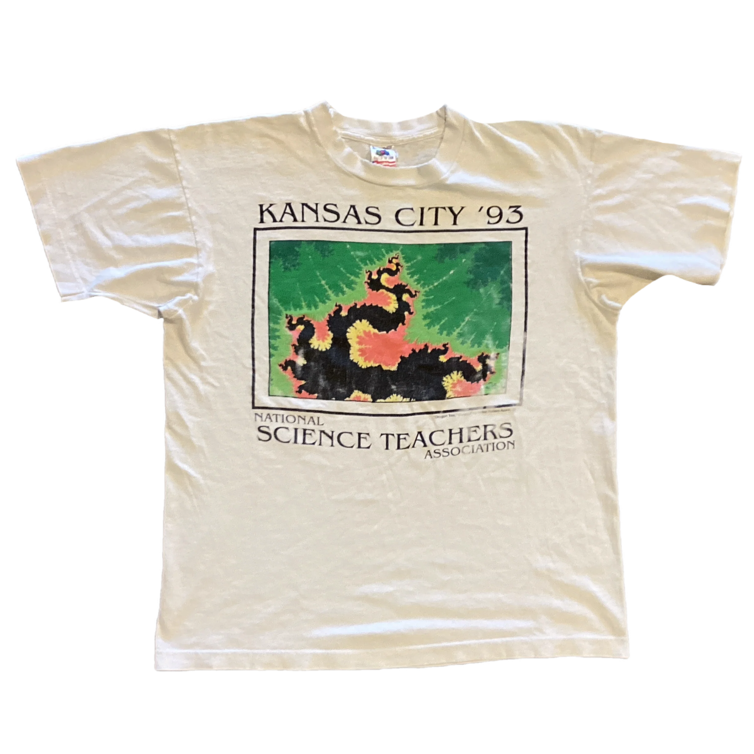 Vintage Robert Azank "National Science Teachers Association" Kansas City '93 Fractal T-Shirt