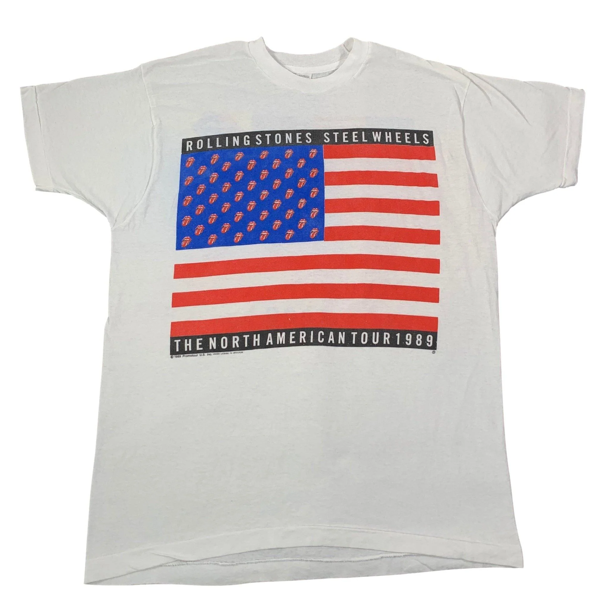 Vintage Rolling Stones "Steel Wheels '89" Tour T-Shirt