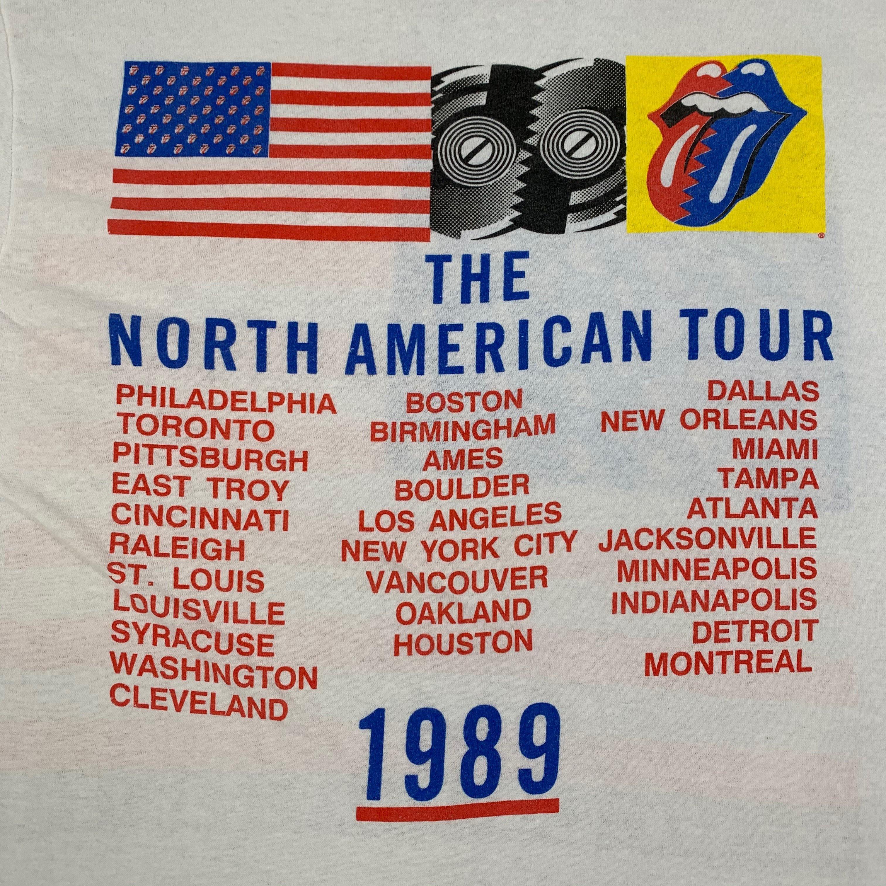 Vintage Rolling Stones "Steel Wheels '89" Tour T-Shirt - Image 5