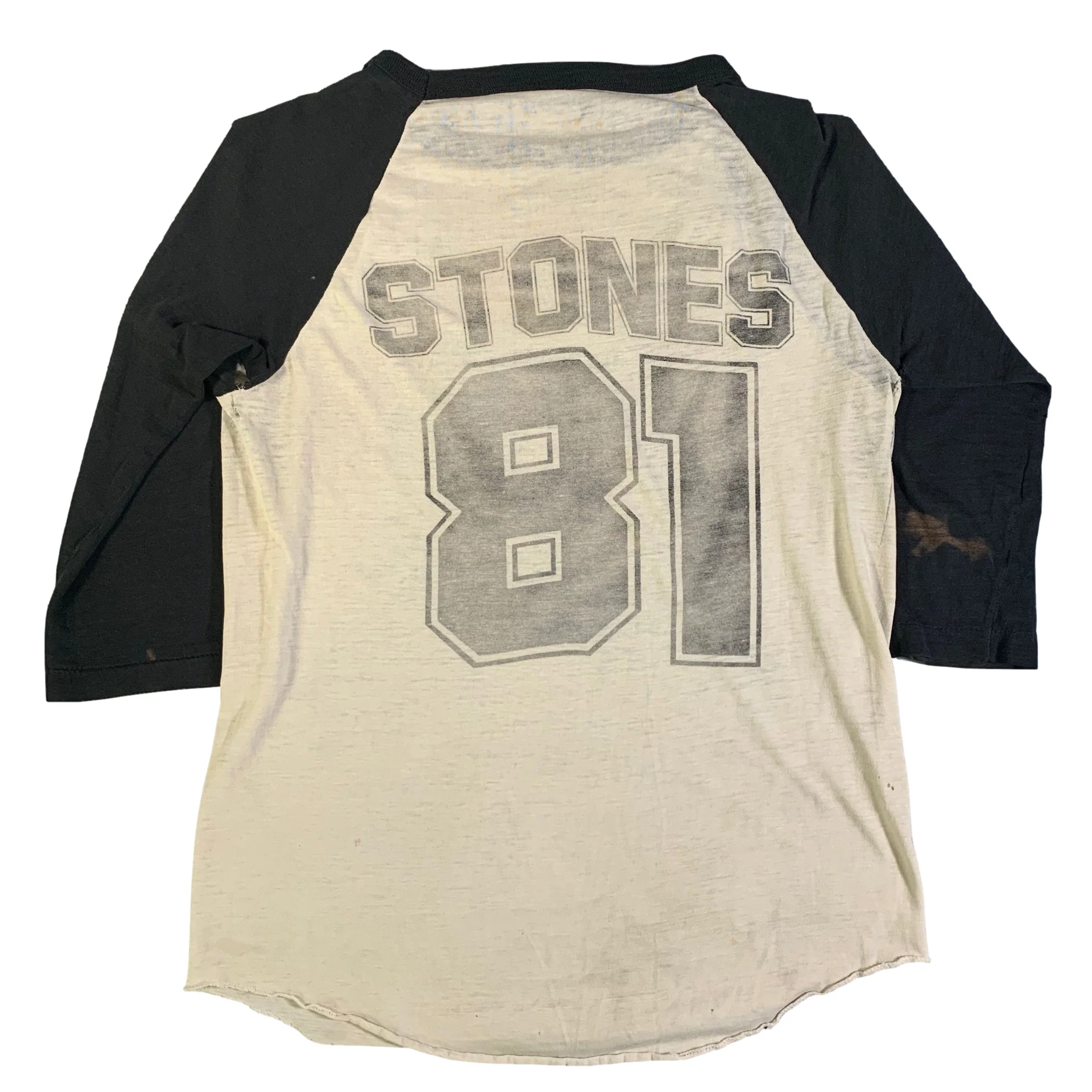 Vintage The Rolling Stones "81" Raglan - Image 7