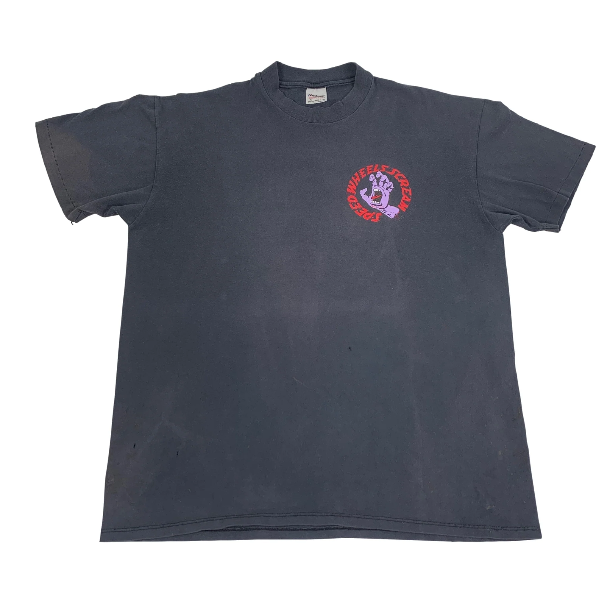 Vintage Santa Cruz Skateboards "Speed Wheels Scream" T-Shirt