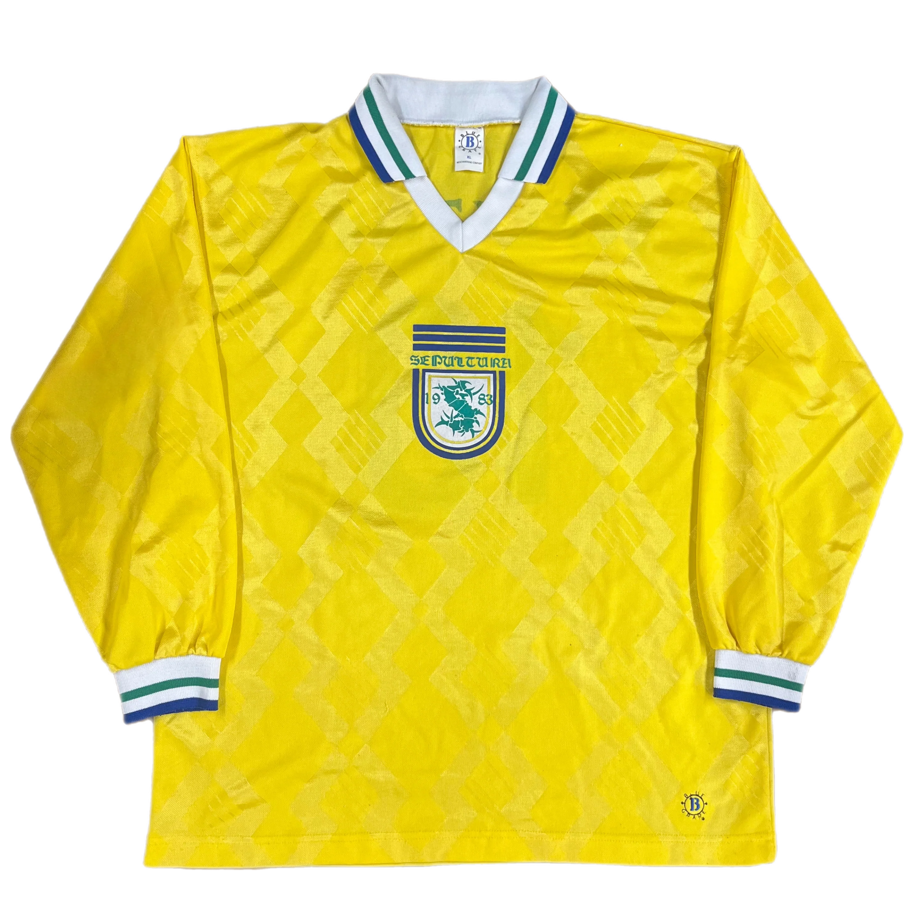 Vintage Sepultura "Brazil" 1994 World Cup Soccer Jersey