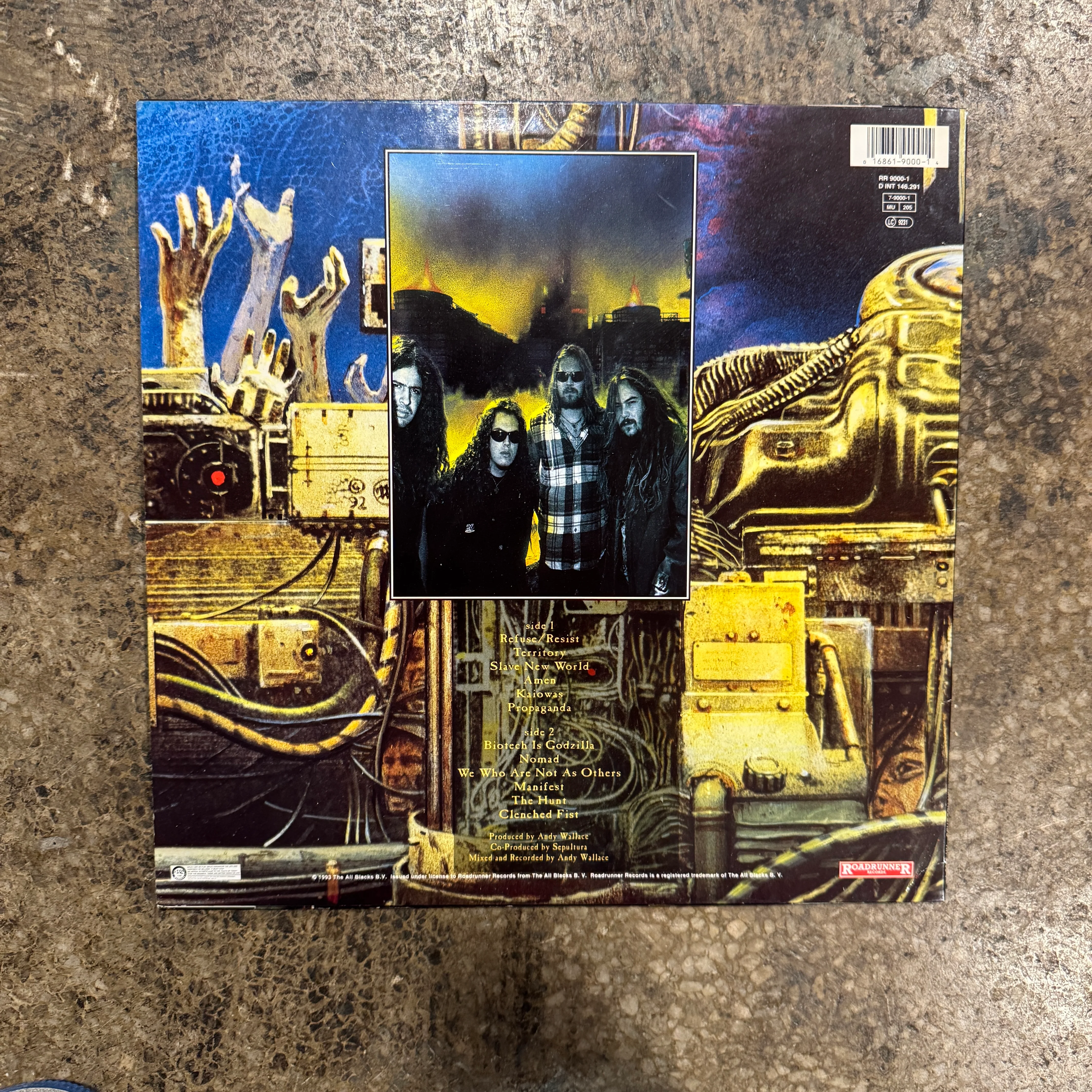 Vintage Sepultura "Chaos A.D." Roadrunner European LP - Image 2
